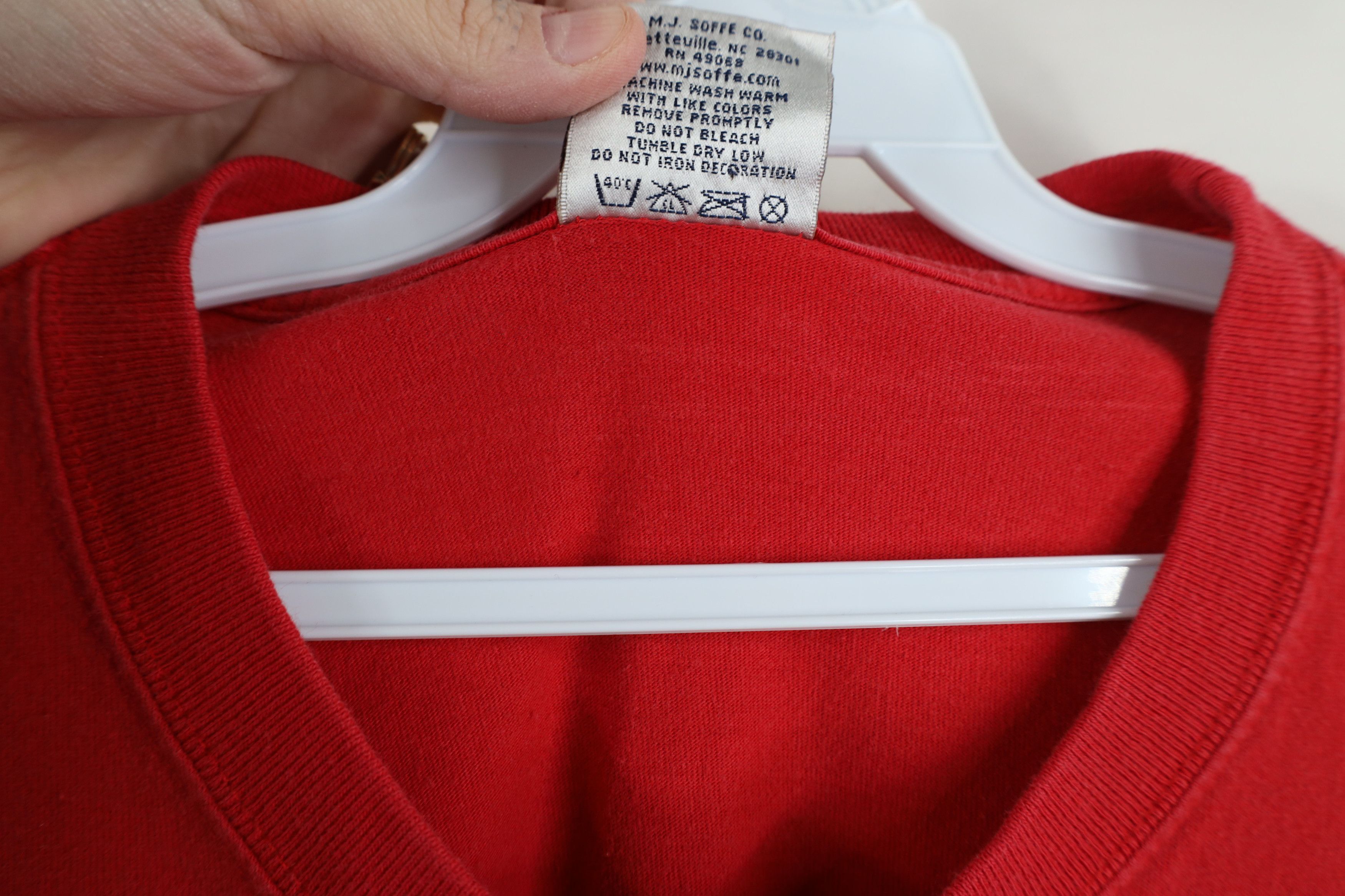 Vintage Vintage 90s Ohio State University Long Sleeve T-Shirt Red Size US L / EU 52-54 / 3 - 8 Thumbnail