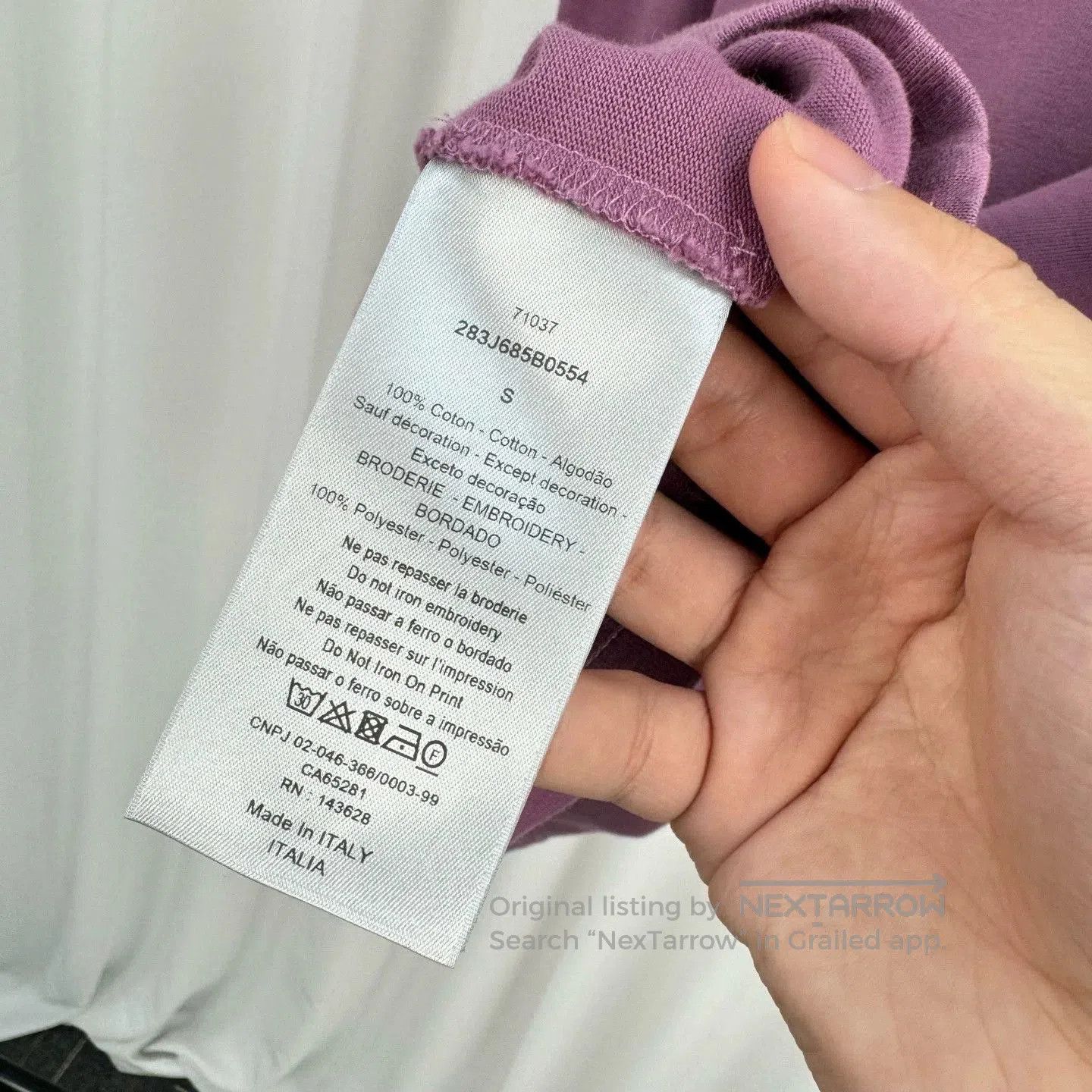 Dior Dior x Travis Scott Short Sleeve Tee. Size US S / EU 44-46 / 1 - 6 Thumbnail
