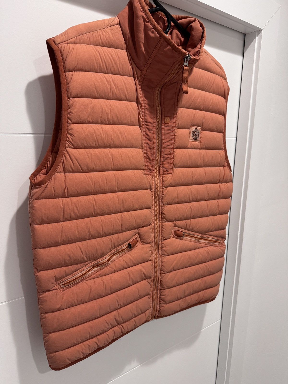 Stone Island Stone Island Nylon Patch Orange Puffer Vest Down Size XL Size US XL / EU 56 / 4 - 2 Thumbnail