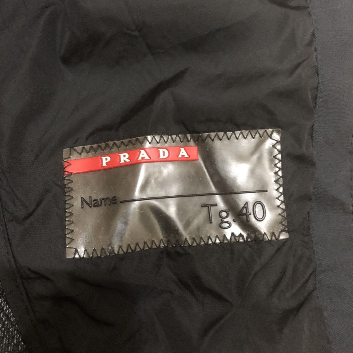 Prada × Vintage Prada Raincoat Rider Snap Button Jacket Size XXS / US 00 / IT 34 - 8 Thumbnail