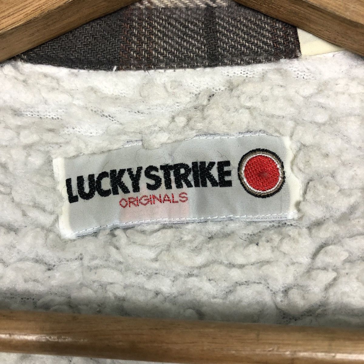 Japanese Brand 📌Vintage Flannel Chore Shirt Jacket Lucky Strike Tartan Size US M / EU 48-50 / 2 - 17 Thumbnail