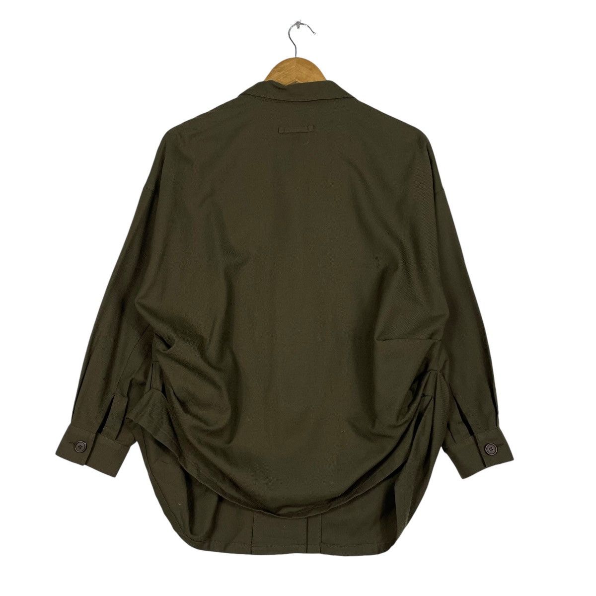 Jean Paul Gaultier × Vintage 💥80s JPG OLIVE BUTTON BAGGY STYLE Size US M / EU 48-50 / 2 - 7 Thumbnail
