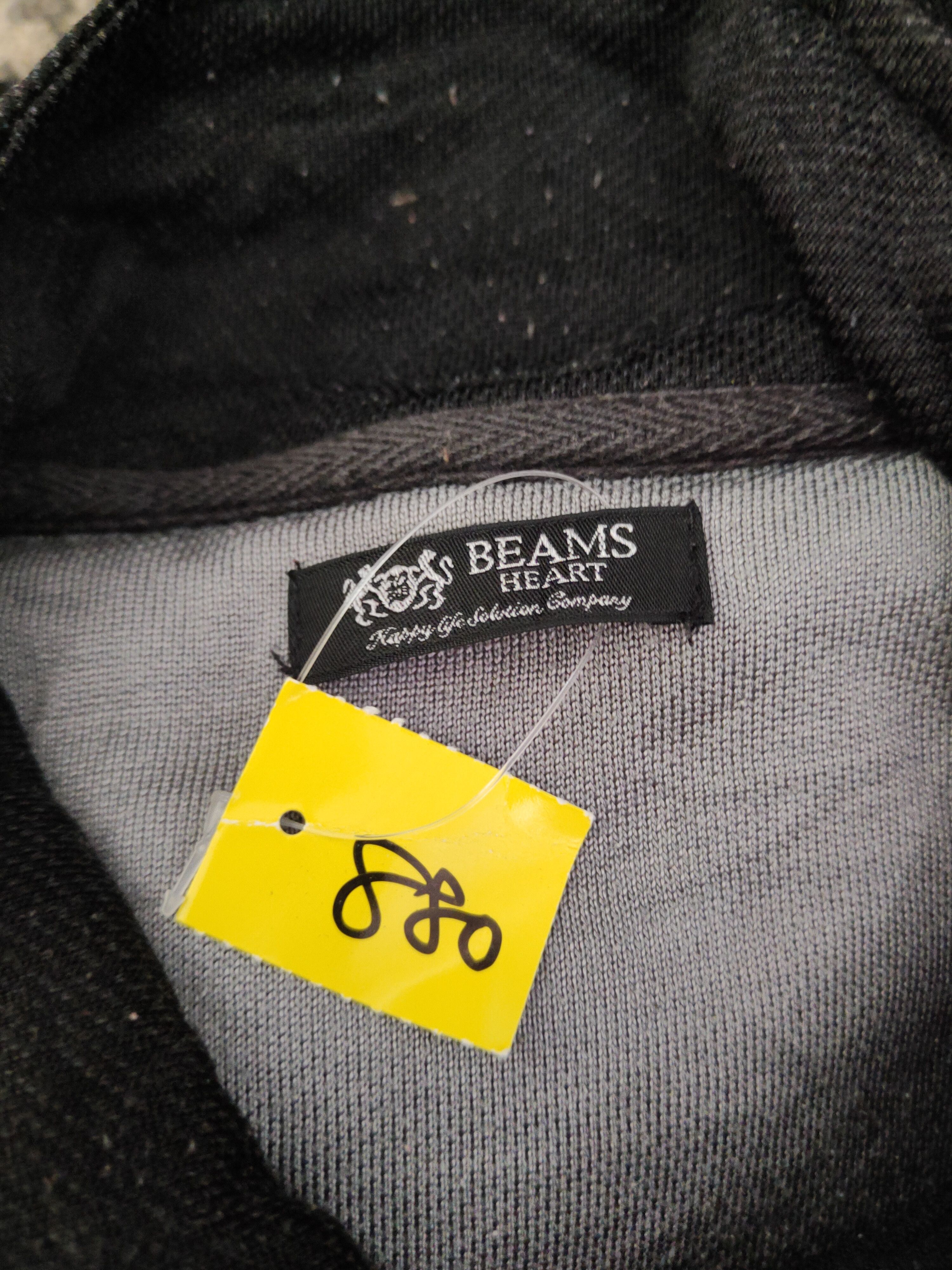 Japanese Brand DL Beams Heart Black Sweaters #880 Size US M / EU 48-50 / 2 - 13 Thumbnail