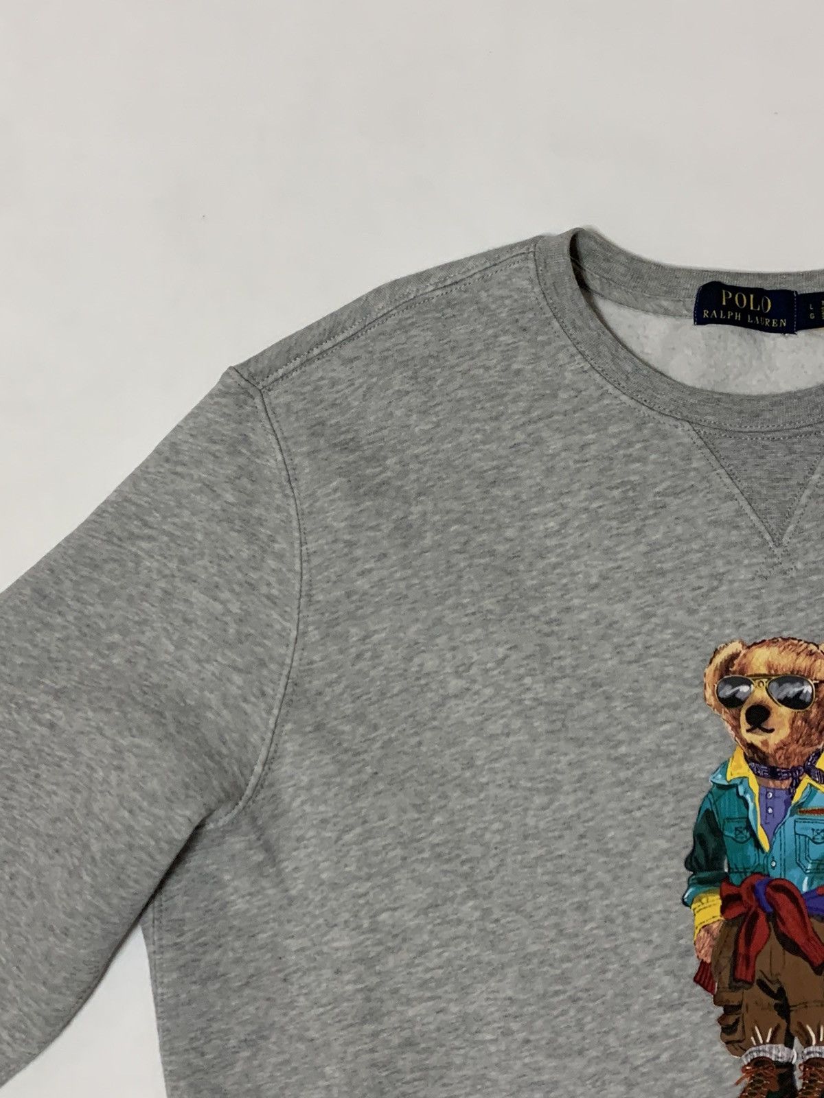 Polo Ralph Lauren × Vintage Polo Ralph Lauren Polo Bear Sweater Size US L / EU 52-54 / 3 - 10 Thumbnail