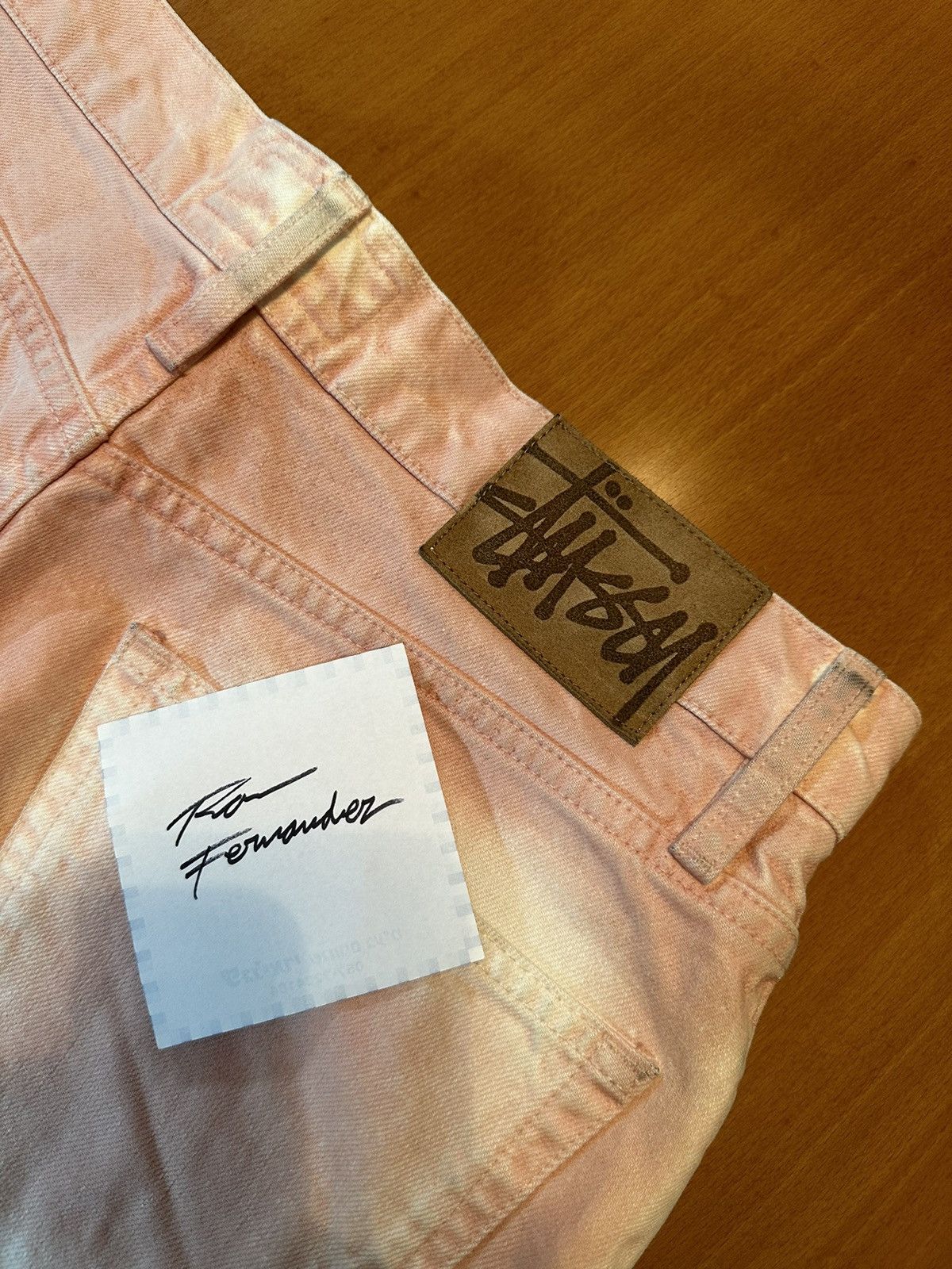 Stussy Stussy Spray dye Big Ol shorts pink | Grailed