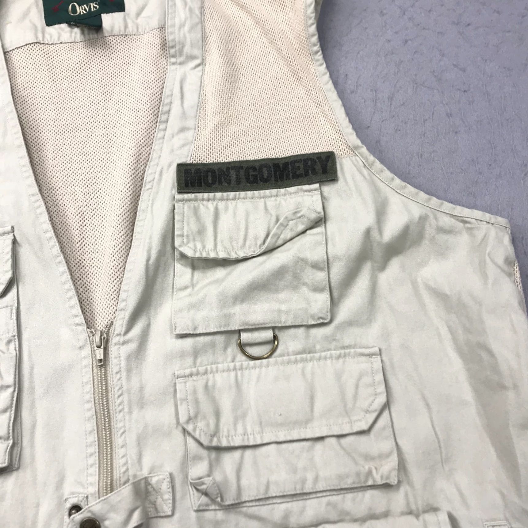 Orvis VINTAGE Orvis Vest Mens Large Safari Photographer Cargo Fisherman Utility Zip Vest Size US L / EU 52-54 / 3 - 3 Thumbnail