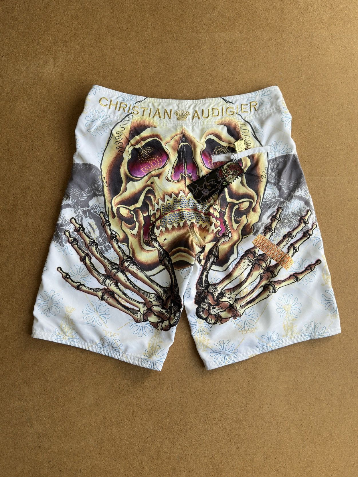 Christian Audigier Vintage y2k Ed Hardy by Christian Audigier Shorts Size US 31 - 2 Thumbnail