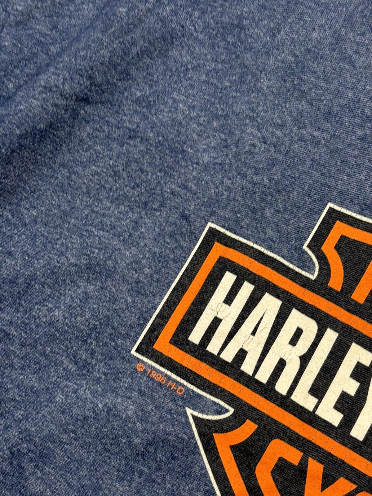 Harley Davidson Harley Davidson 1996 Vintage Clermont Florida Rare T-Shirt Size US XL / EU 56 / 4 - 8 Thumbnail