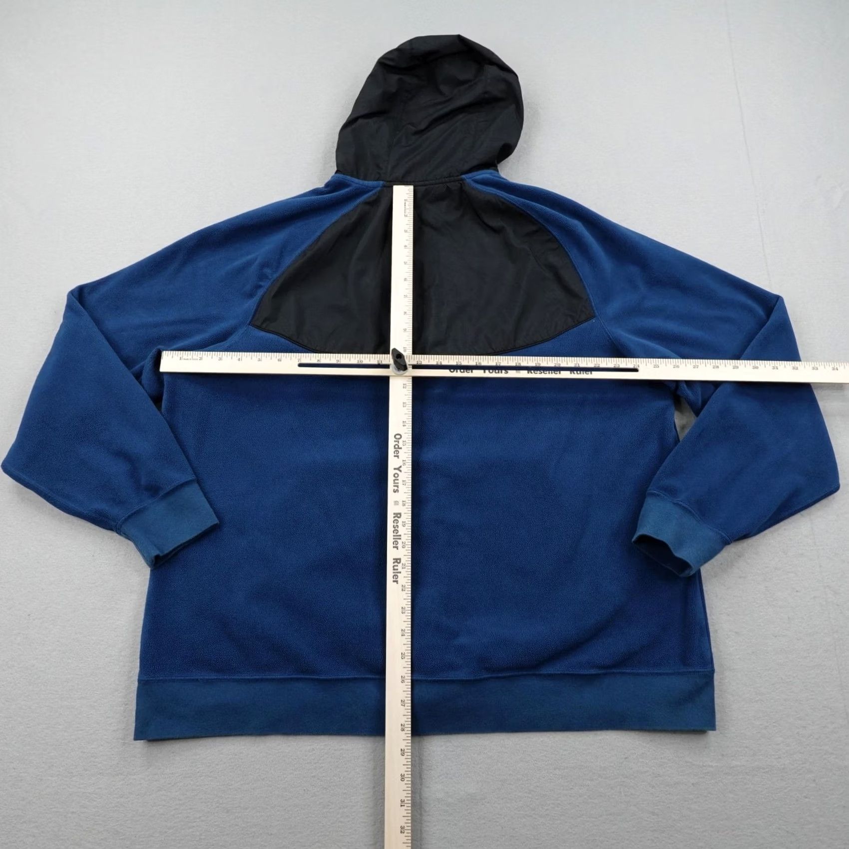 Nike Nike Hoodie Mens 2XL Blue Black Polar Fleece Windrunner Jacket Sweatshirt Zip Up Size US XXL / EU 58 / 5 - 4 Thumbnail