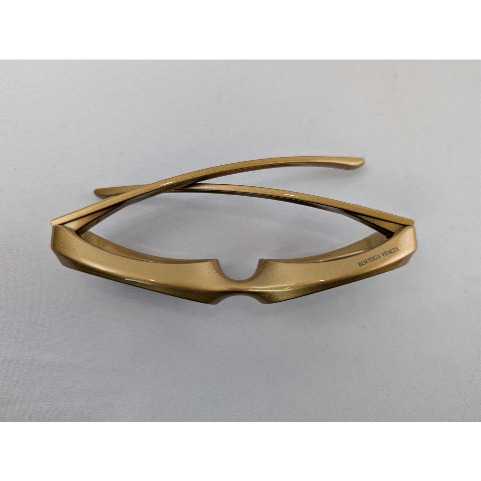 Bottega Veneta o1rshd1 Size: 0S / Oval Frame Sunglasses in Gold / Grey Size ONE SIZE - 9 Thumbnail