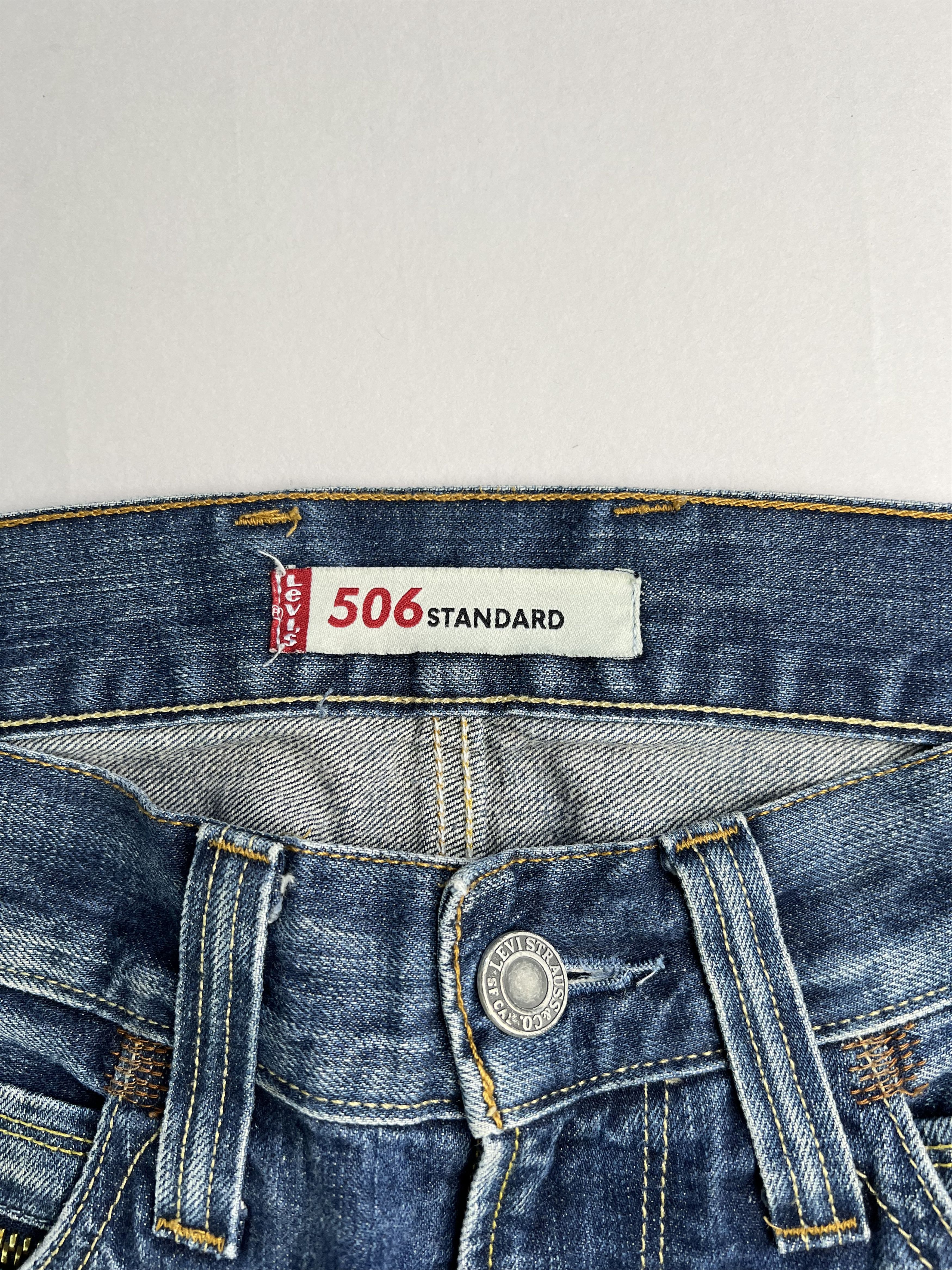 Levi's Levis 506 Jeans Shorts Light Blue Wash W34 Size US 34 / EU 50 - 2 Thumbnail