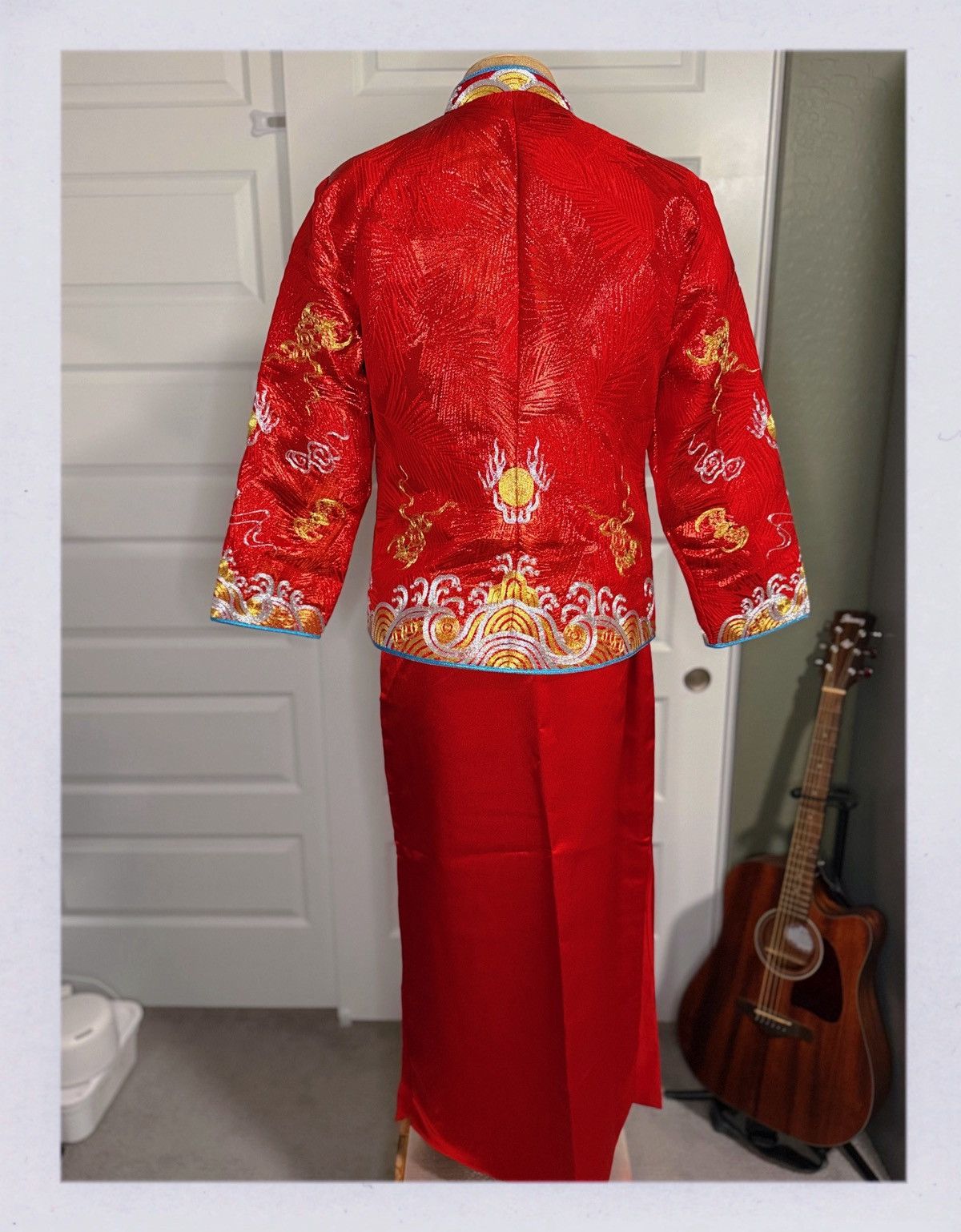Other Brand New Traditional Chinese Men’s Wedding Outfit – Red Size 38L - 7 Thumbnail