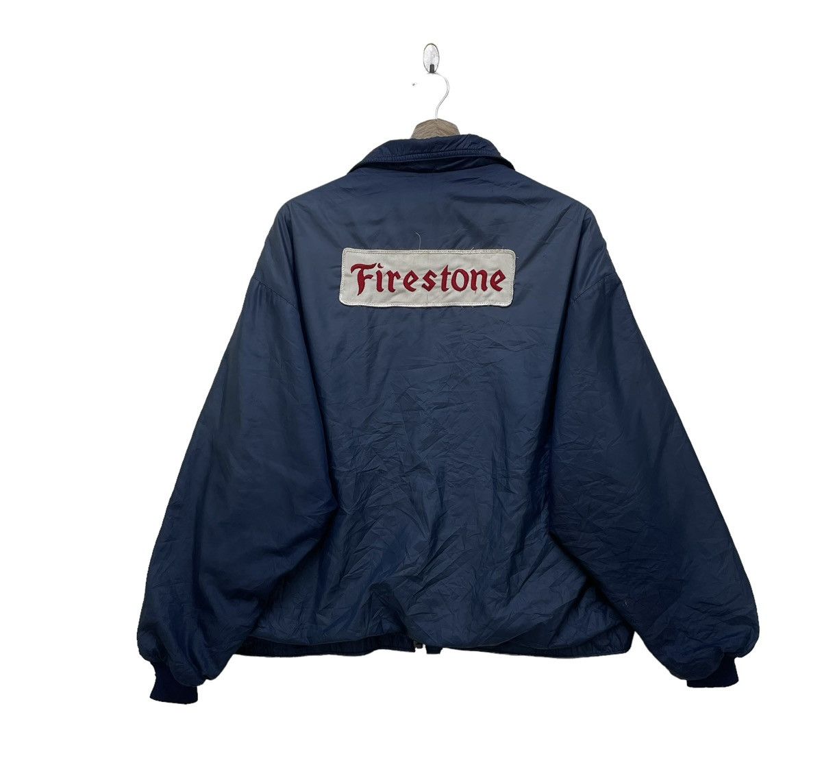 Burlington 🔥VTG 90s Burlington x Swingster Firehawk Firestone Pacth Size US L / EU 52-54 / 3 - 2 Thumbnail