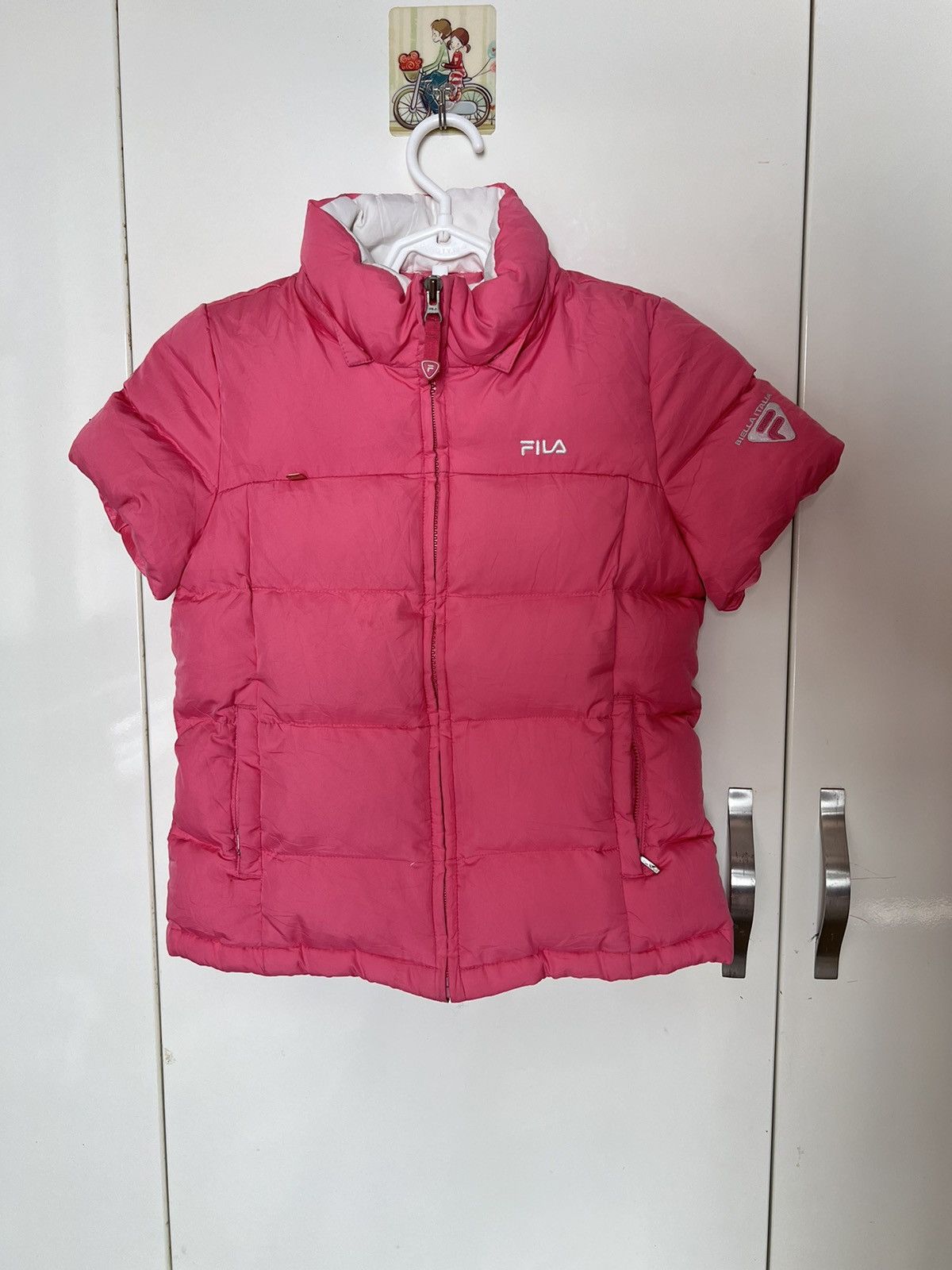 Fila Vintage Y2K Fila puffer top🎀💗👩🏻‍🎤 Size S / US 4 / IT 40 - 16 Thumbnail