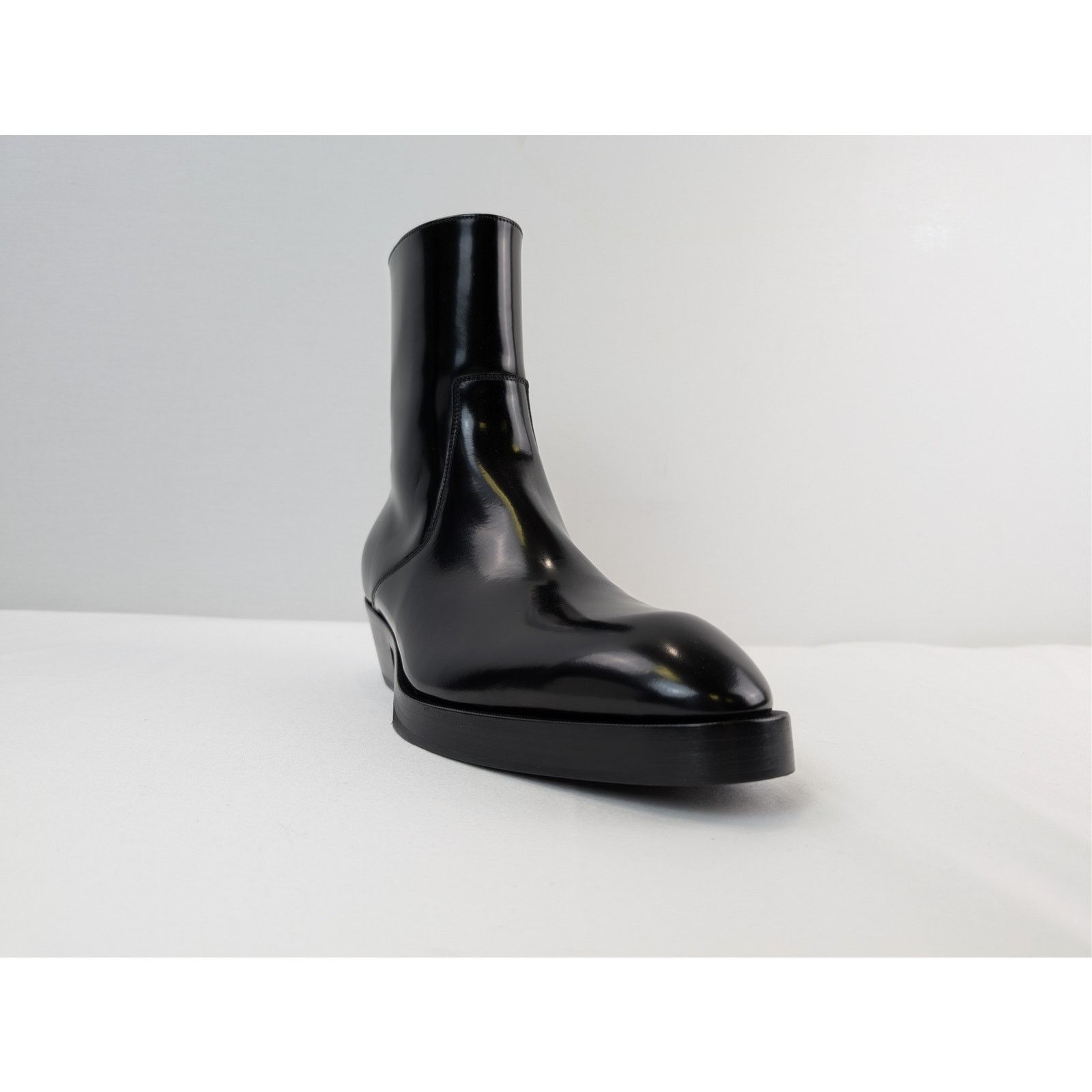 Bottega Veneta o1rshd1 Texas Calf Dalton Ankle Boots in Black Size US 11 / EU 44 - 2 Thumbnail