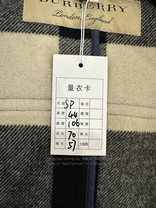 Burberry Burberry Black Wool Coat for Men. Size US S / EU 44-46 / 1 - 9 Thumbnail
