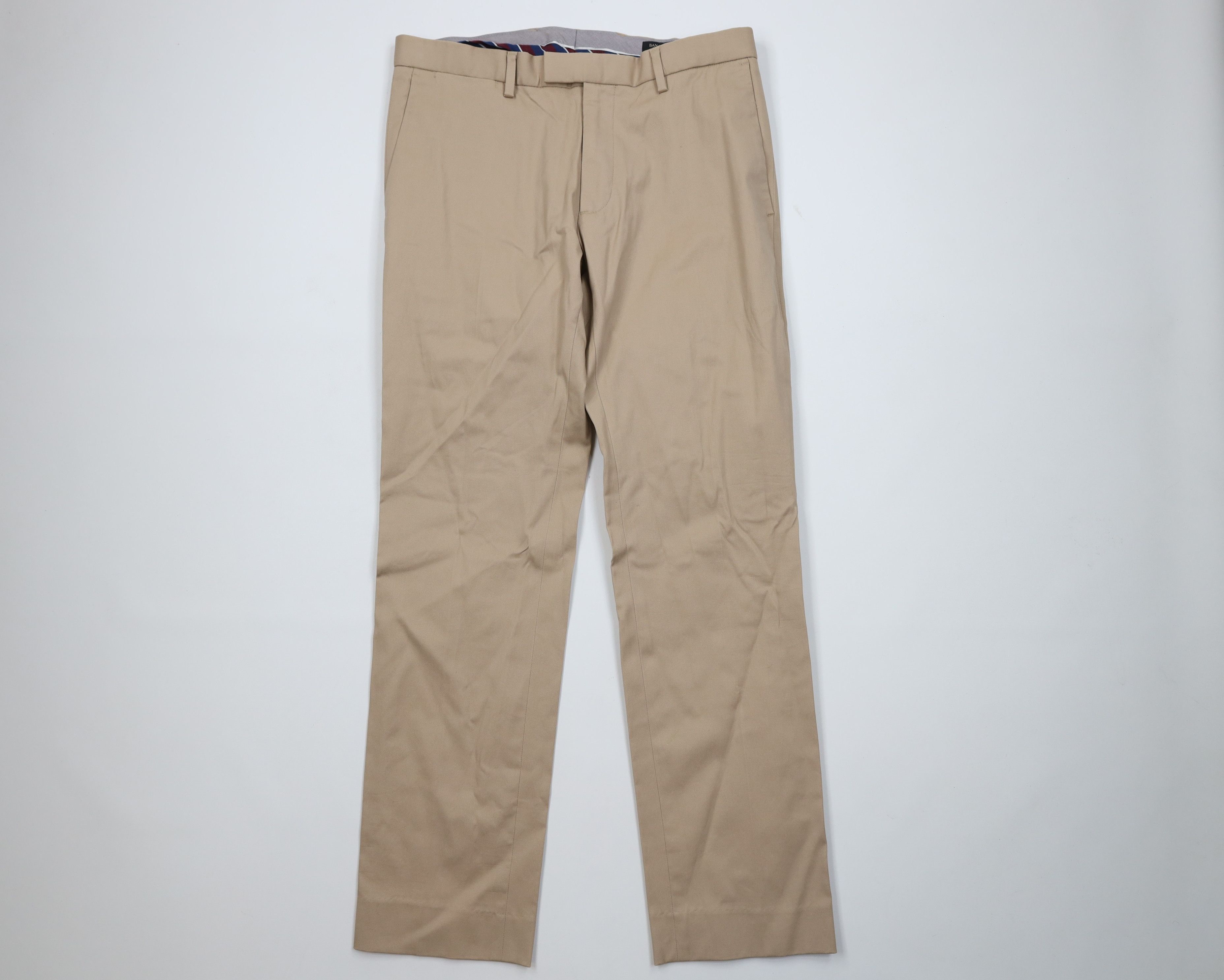 Banana Republic Banana Republic Modern Slim Fit Stretch Chino Pants Beige Size US 31 - 1 Thumbnail