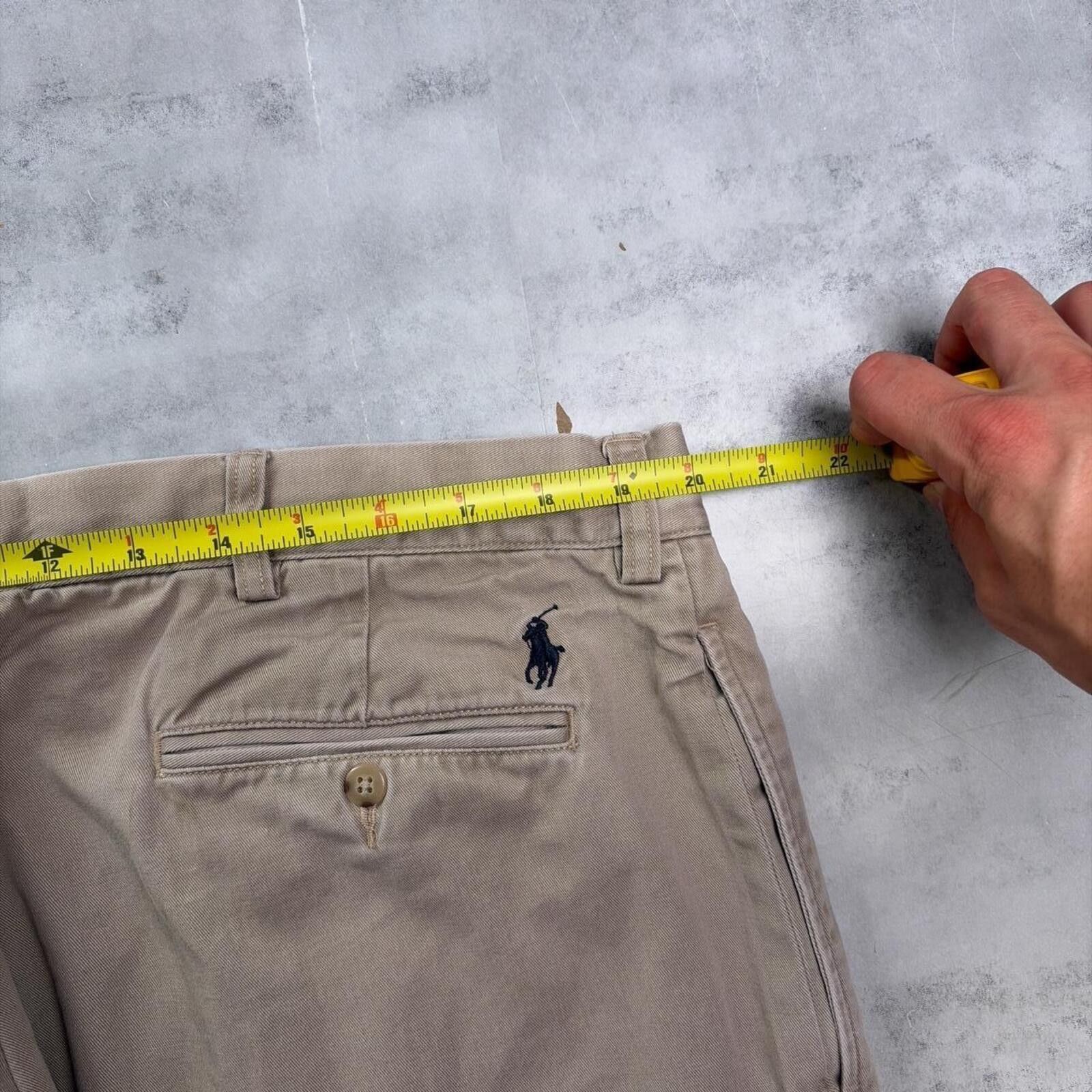 Polo Ralph Lauren Y2K Beige Polo Ralph Lauren Chino Baggy Ethan Pants Size US 40 / EU 56 - 6 Thumbnail