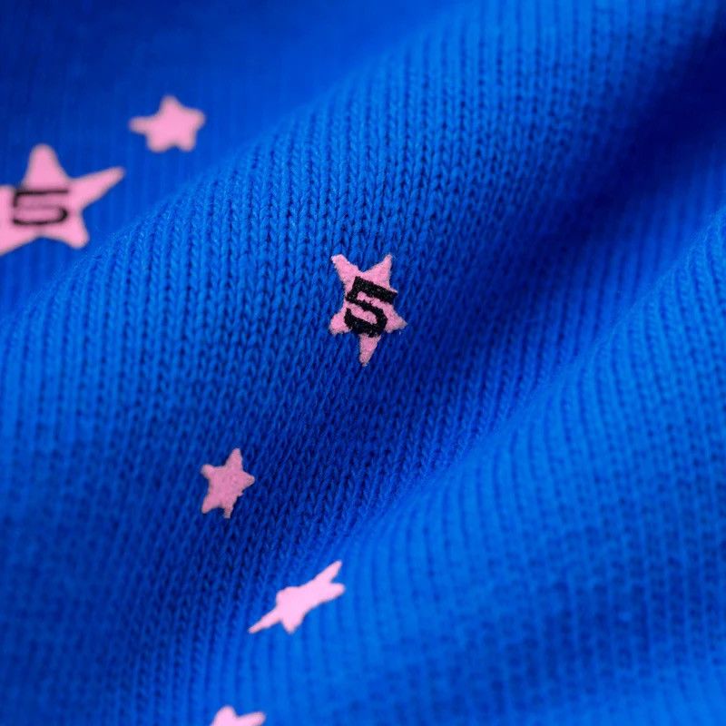 Sp5der ANGEL NUMBER SWEATPANT BLUE LARGE Size US 34 / EU 50 - 5 Thumbnail