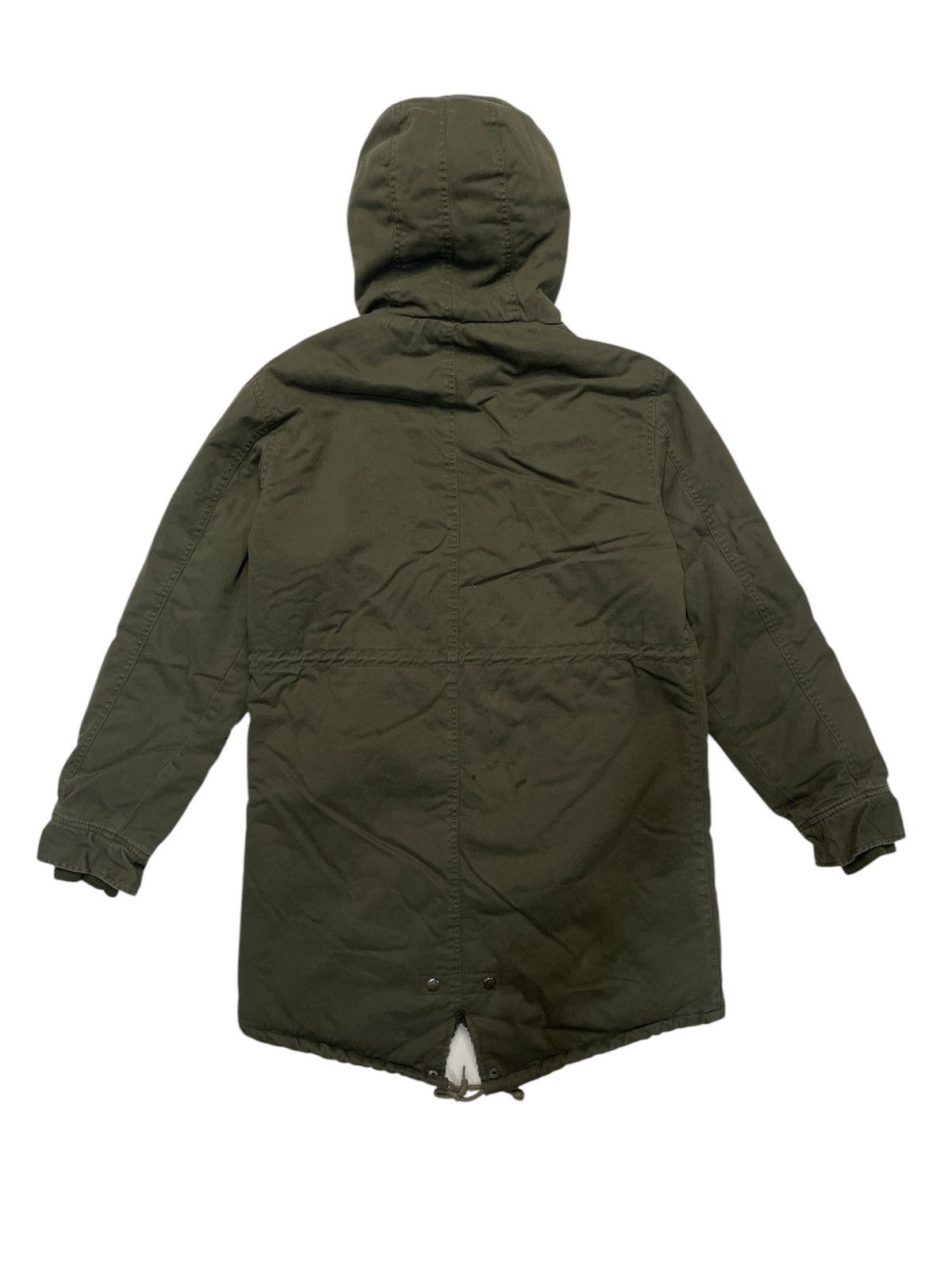 If Six Was Nine In The Attic Japanese Brand Fur Hooded Fishtail Jacket Size US L / EU 52-54 / 3 - 2 Thumbnail