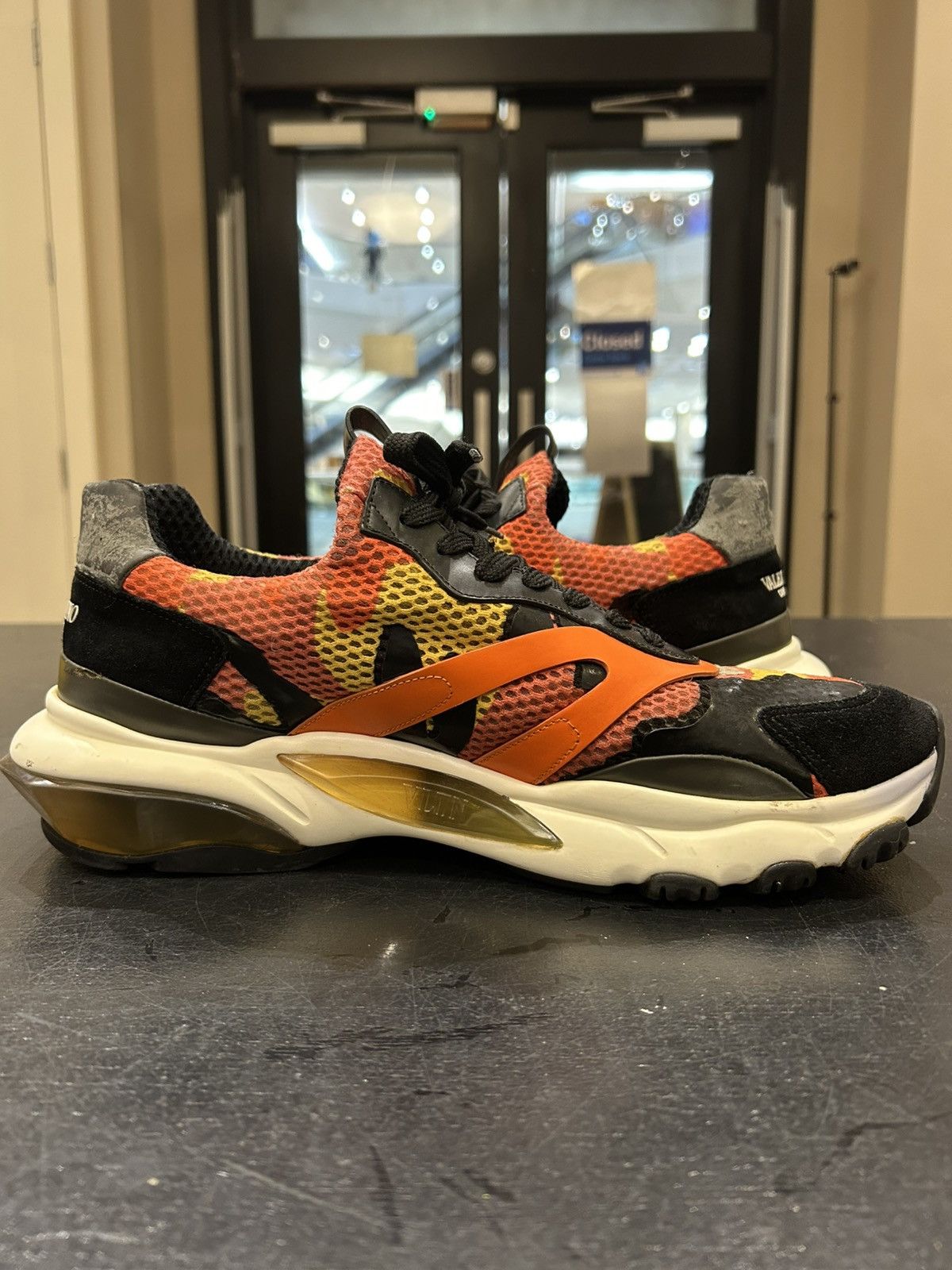 Valentino Valentino Bounce Sneakers - Orange Camo Size US 13 / EU 46 - 3 Thumbnail