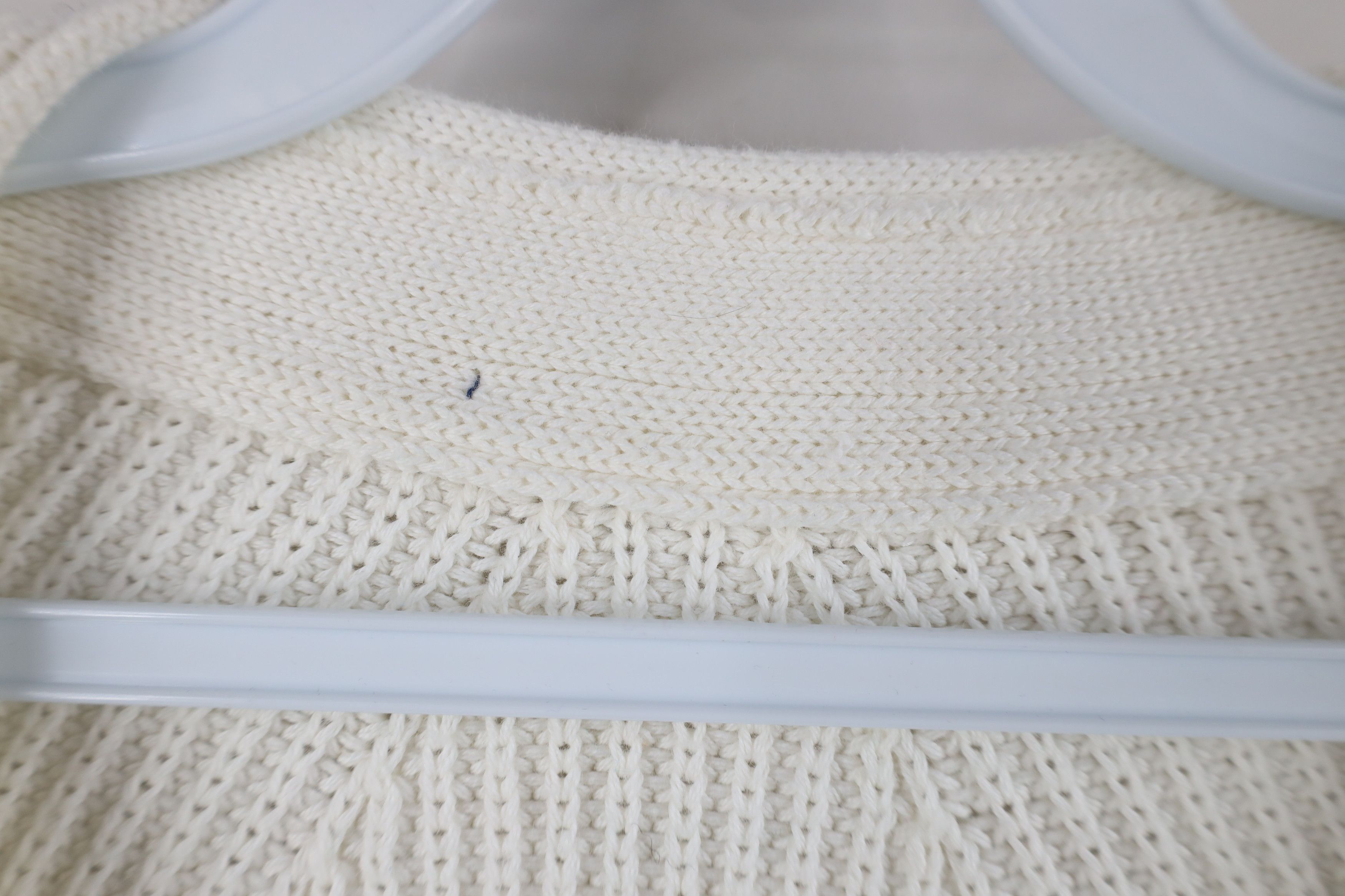 Nautica Vintage 90s Nautica Sailing Chunky Ribbed Knit Sweater White Size US M / EU 48-50 / 2 - 6 Thumbnail