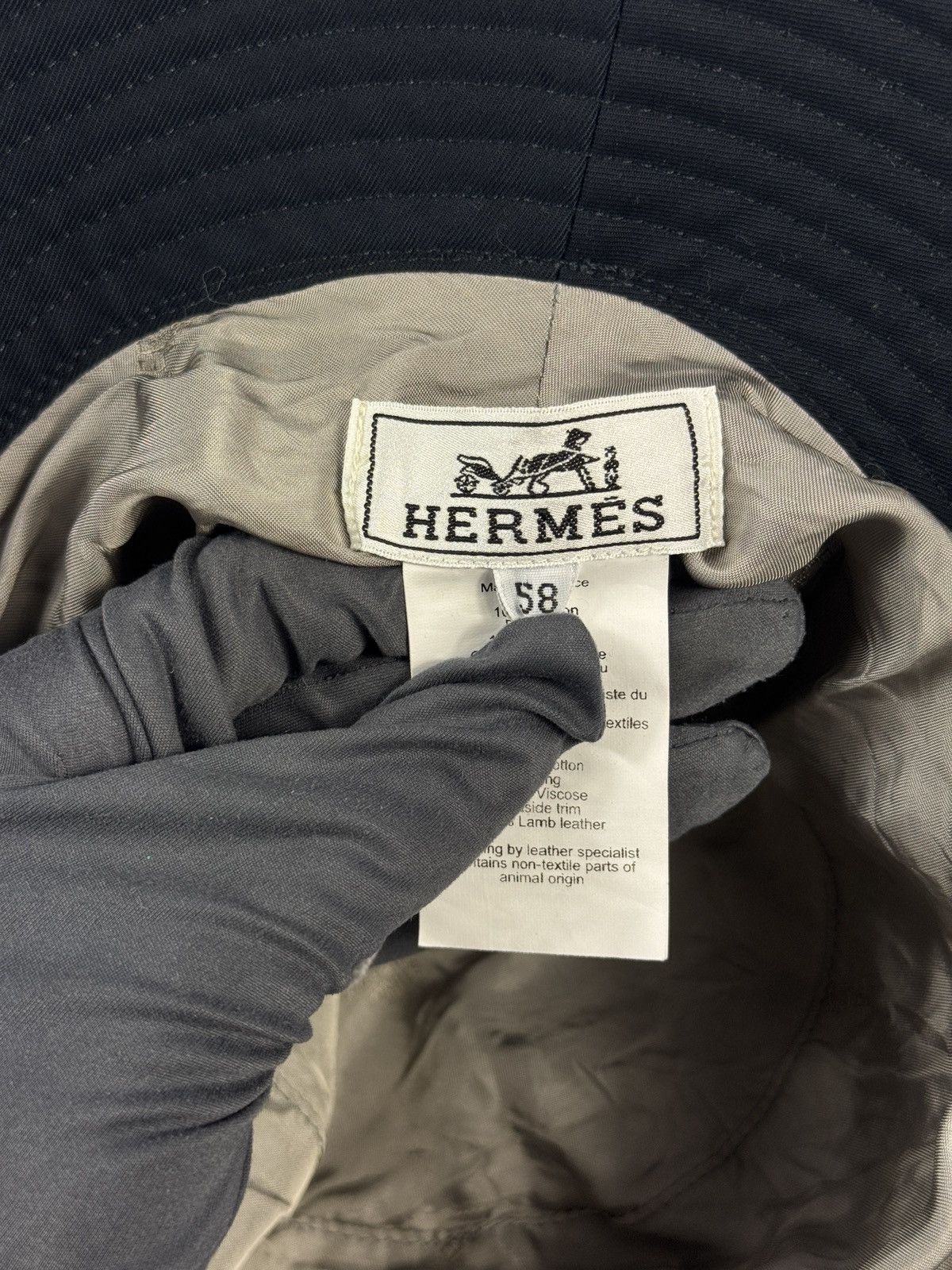 Hermes Raoul Super H Bucket Hat 58 Size ONE SIZE - 7 Thumbnail