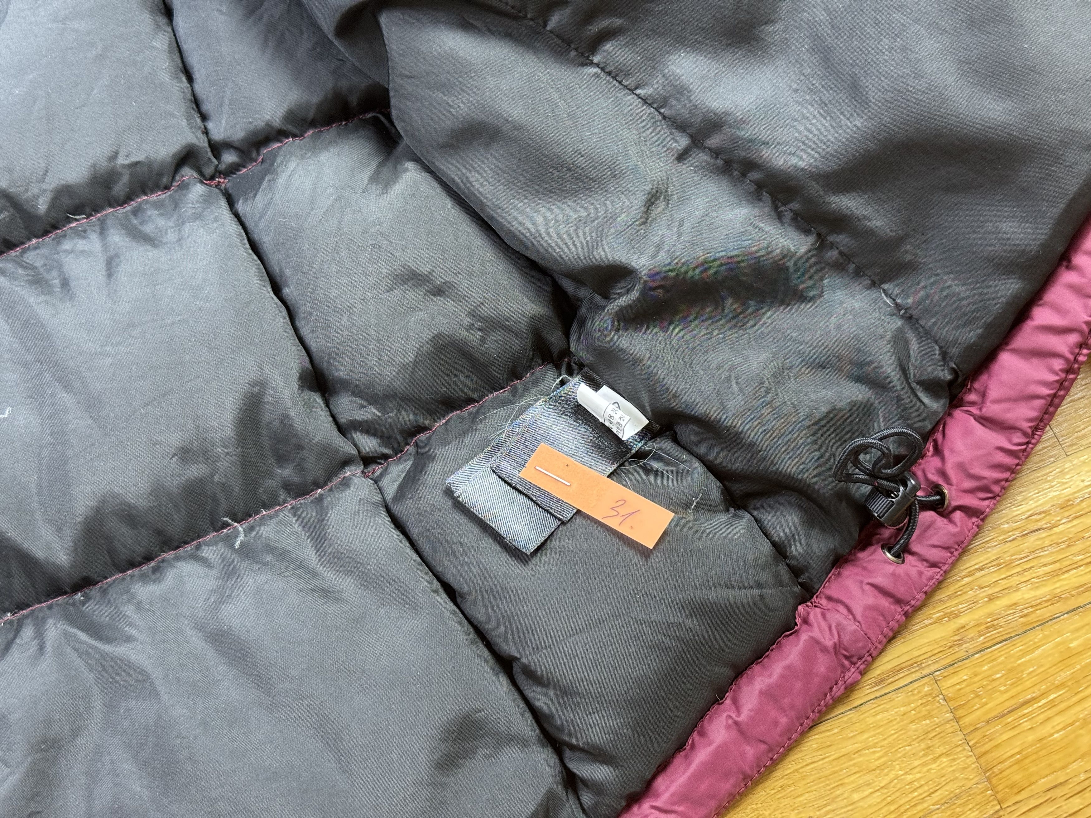 The North Face Burgundy down jacket THE NORTH FACE 550 Size M / US 6-8 / IT 42-44 - 7 Thumbnail
