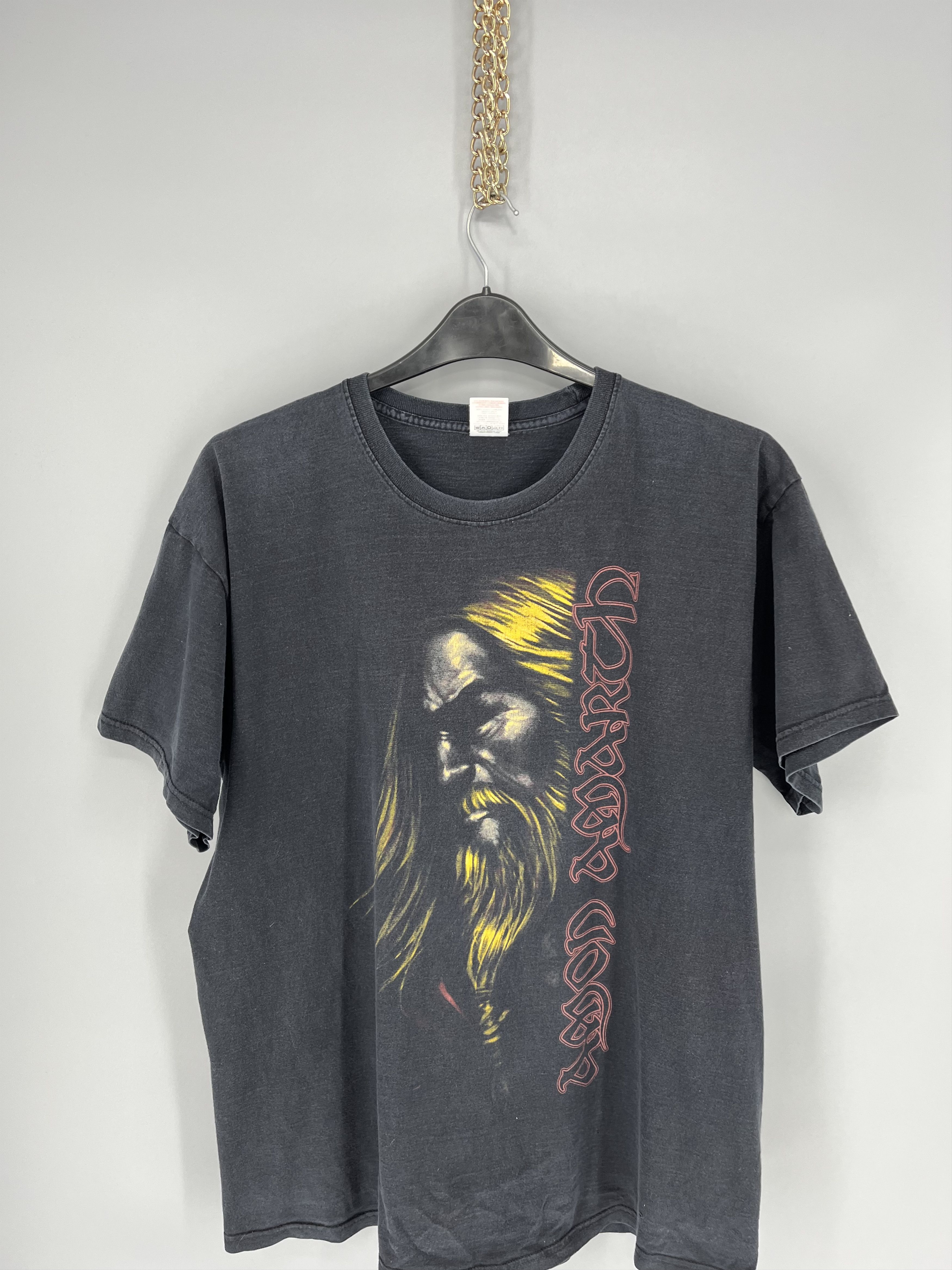 Band Tees Vintage Amon Amarth Tee Thrashed Washed Distressed 90s Size US XL / EU 56 / 4 - 7 Thumbnail