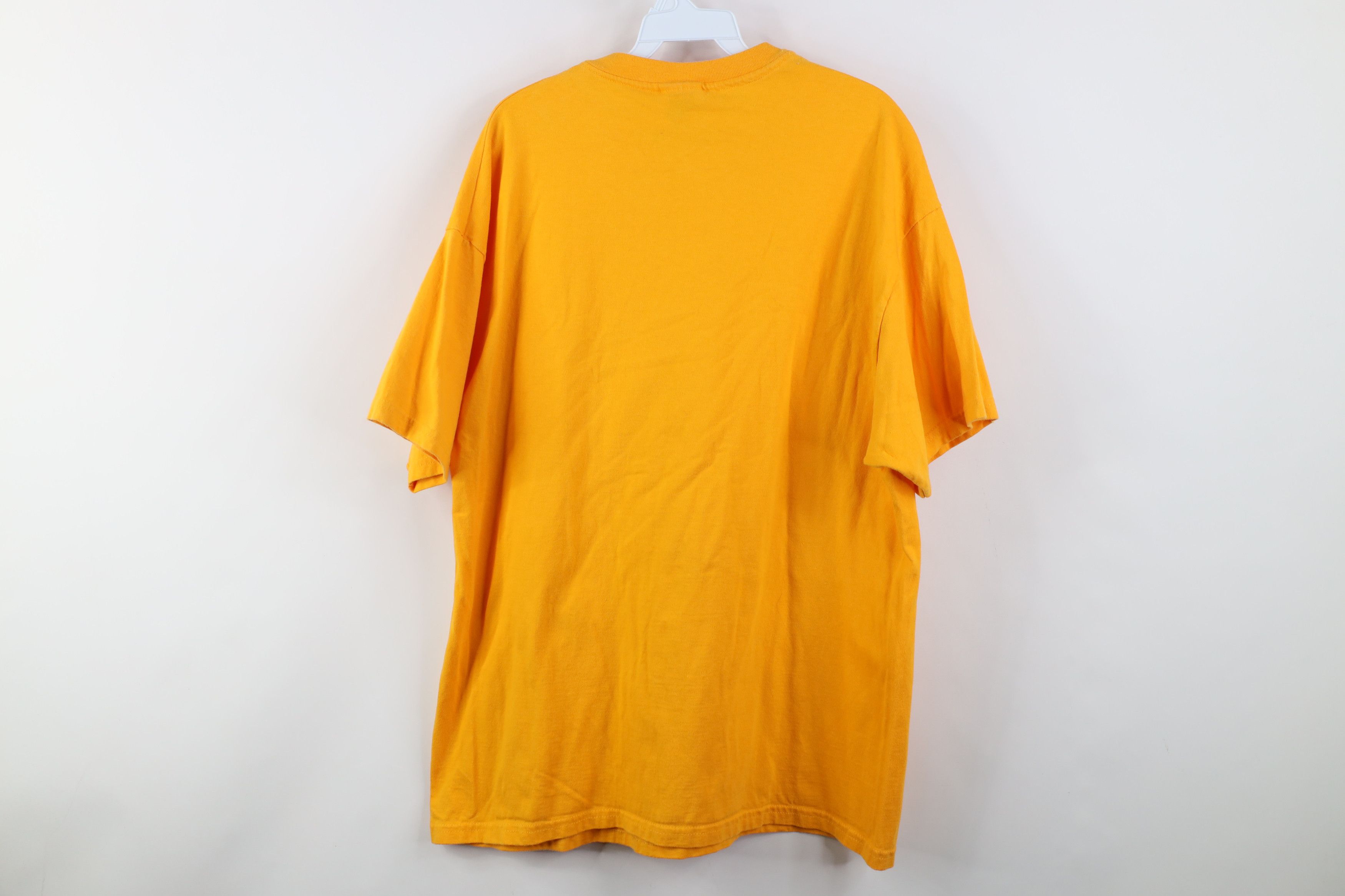 Hanes Vintage 90s Hanes Beefy Blank Heavy Cotton T-Shirt Yellow Size US XL / EU 56 / 4 - 8 Thumbnail