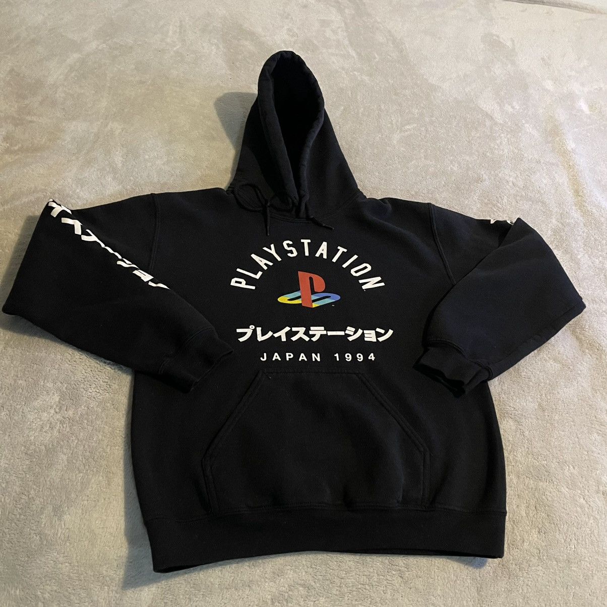Playstation PlayStation Japan 1994 Logo Hoodie Black Small Katakana Size US S / EU 44-46 / 1 - 1 Thumbnail
