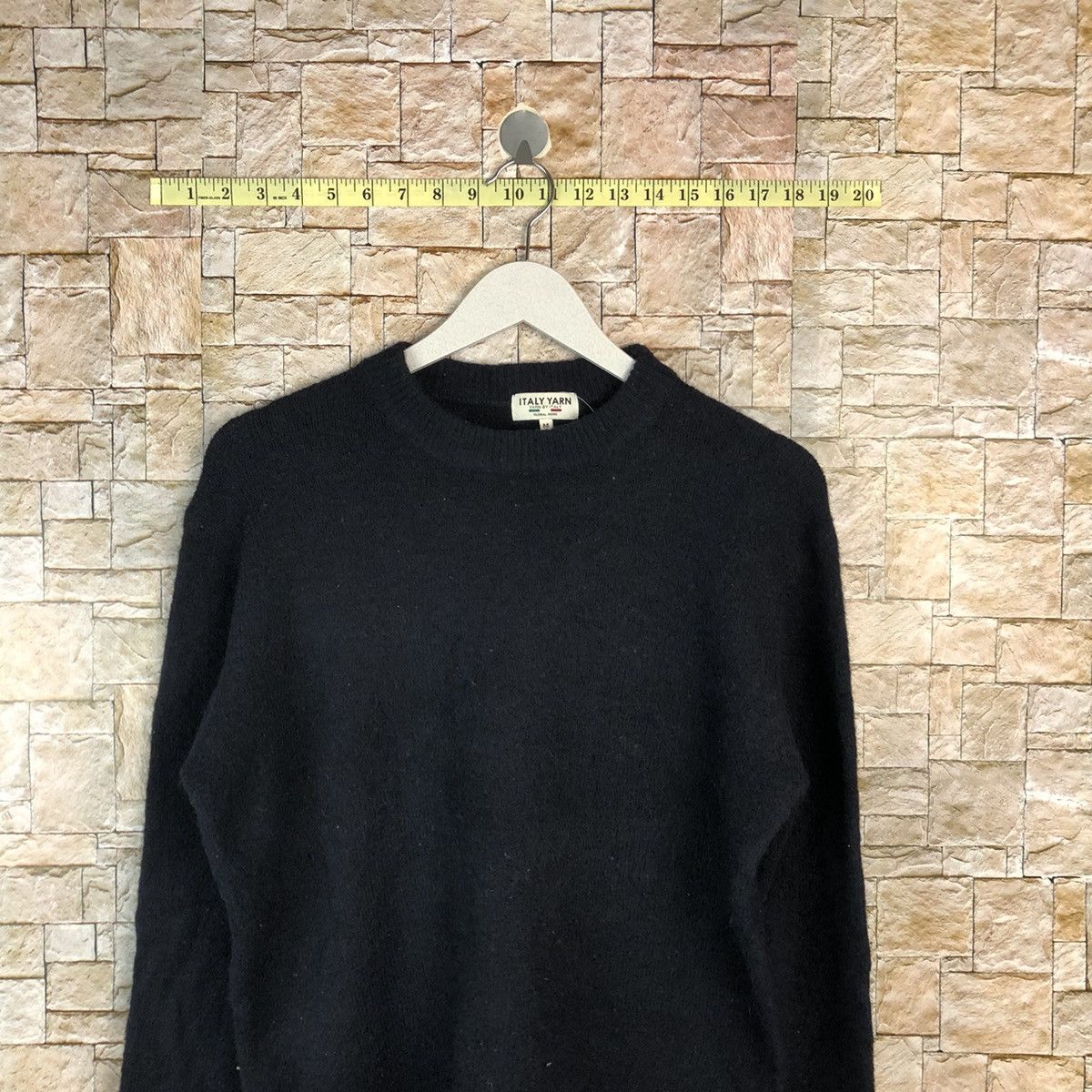 Vintage Italy Yarn plain Knitwear sweatshirt #A1115 Size M / US 6-8 / IT 42-44 - 2 Thumbnail