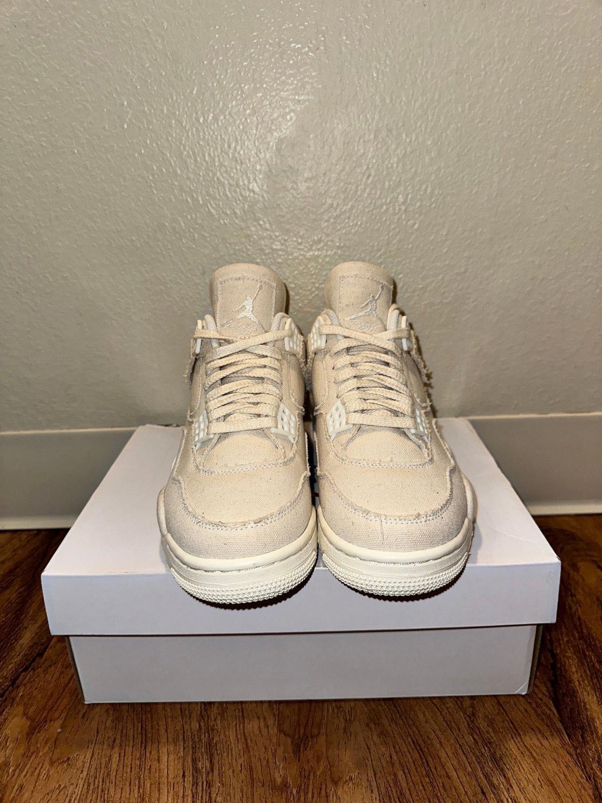 Jordan Brand Jordan 4 Retro Blank Canvas (W) RARE SAMPLE Men's Sizing Size US 7 / EU 40 - 3 Thumbnail