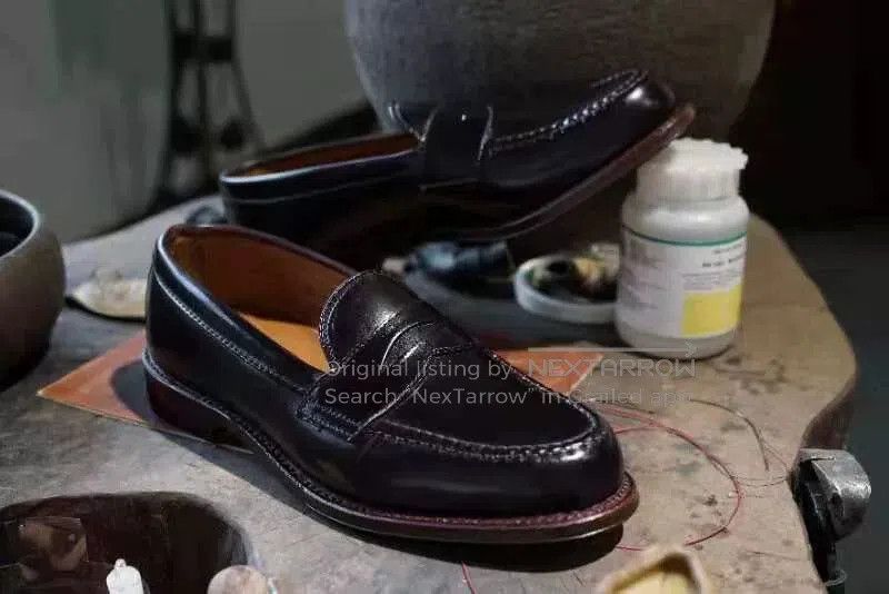 Alden ALDEN Shell Cordovan Loafers Color 8. Size US 8 / EU 41 - 2 Thumbnail