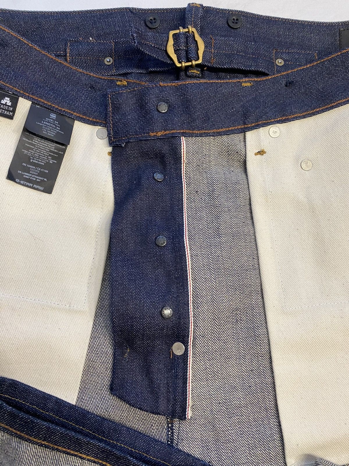 G-Star G-Star Raw true denim jeans selvedge 14oz Size US 34 / EU 50 - 17 Thumbnail
