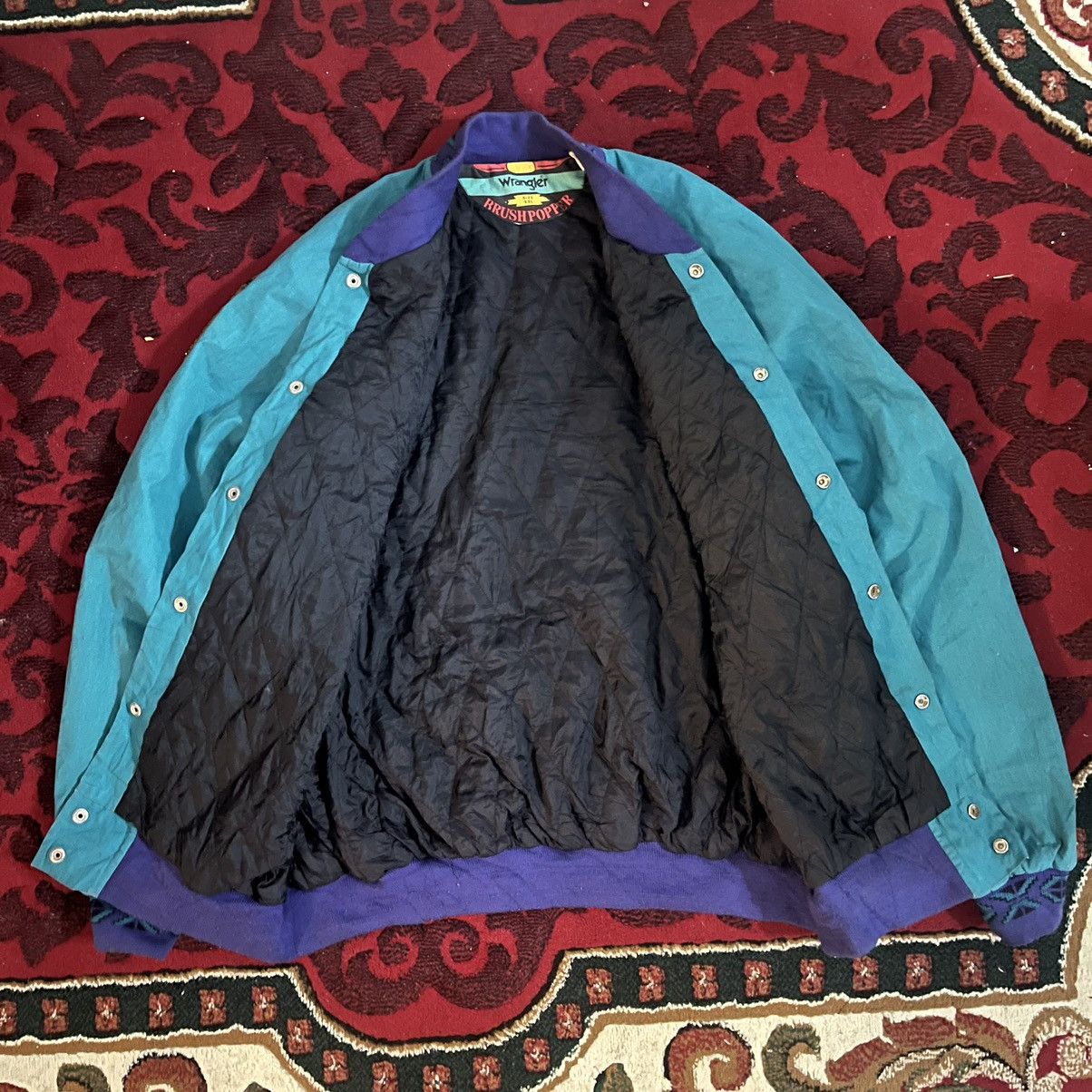 Vintage Bomber Jacket Wrangler Vintage 80s Size US XXL / EU 58 / 5 - 9 Thumbnail
