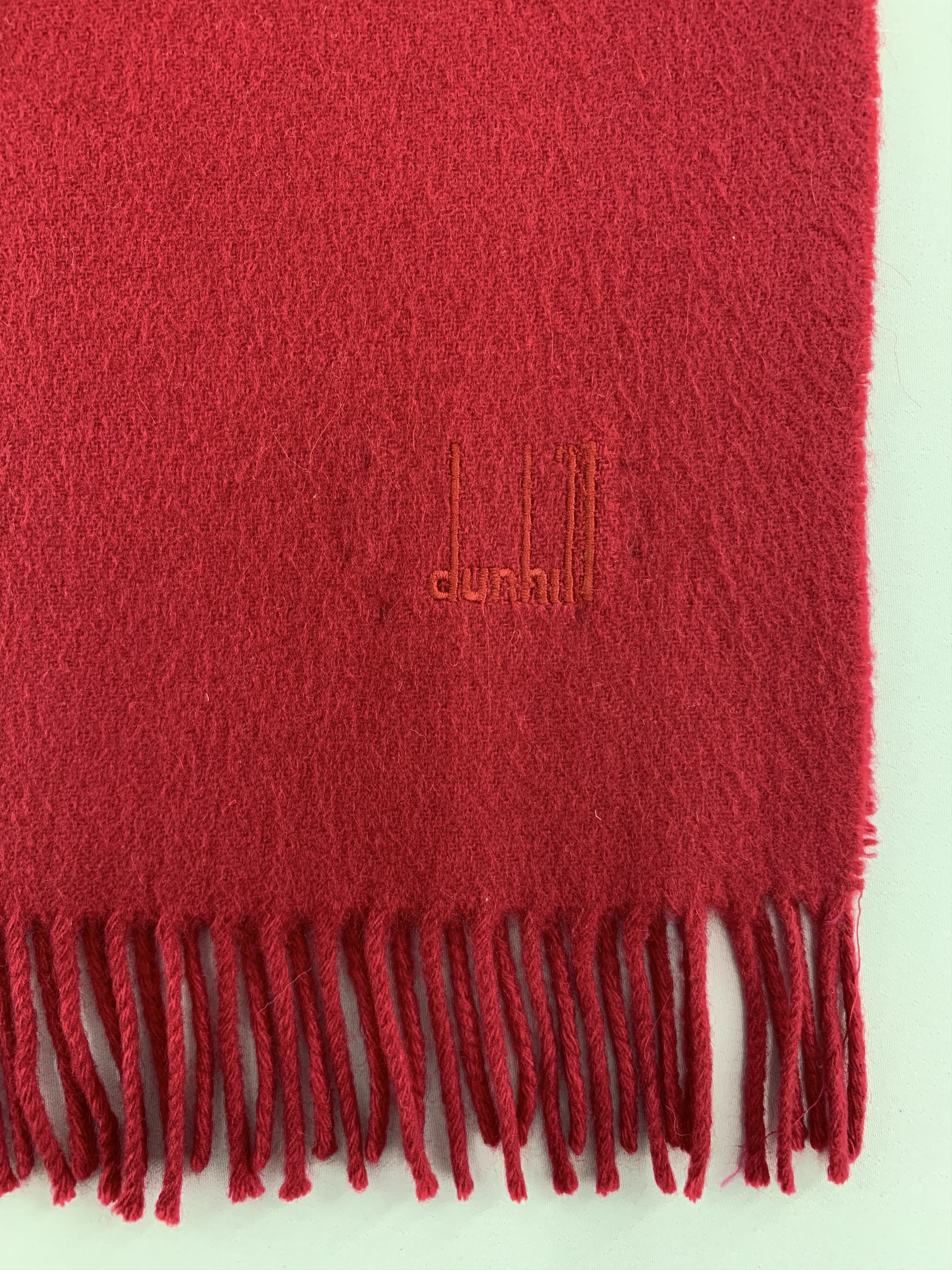 Alfred Dunhill Dunhill Scarf Cashmere Muffler Neck Wrap BL4322 Size ONE SIZE - 4 Thumbnail