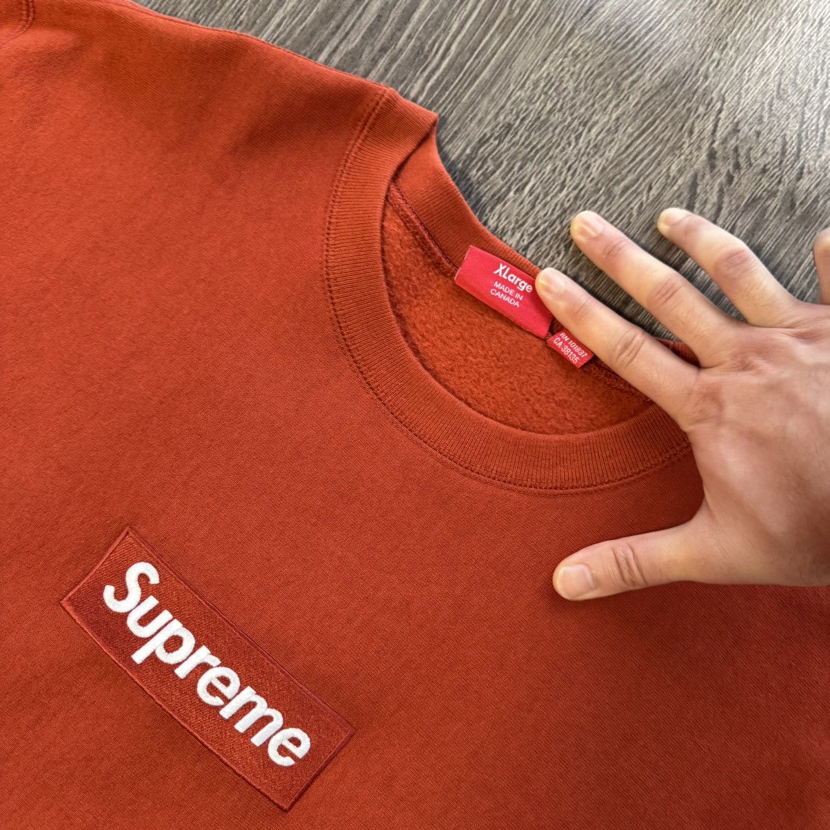 Supreme Supreme Box Logo Rust Xlarge Size US XL / EU 56 / 4 - 3 Thumbnail
