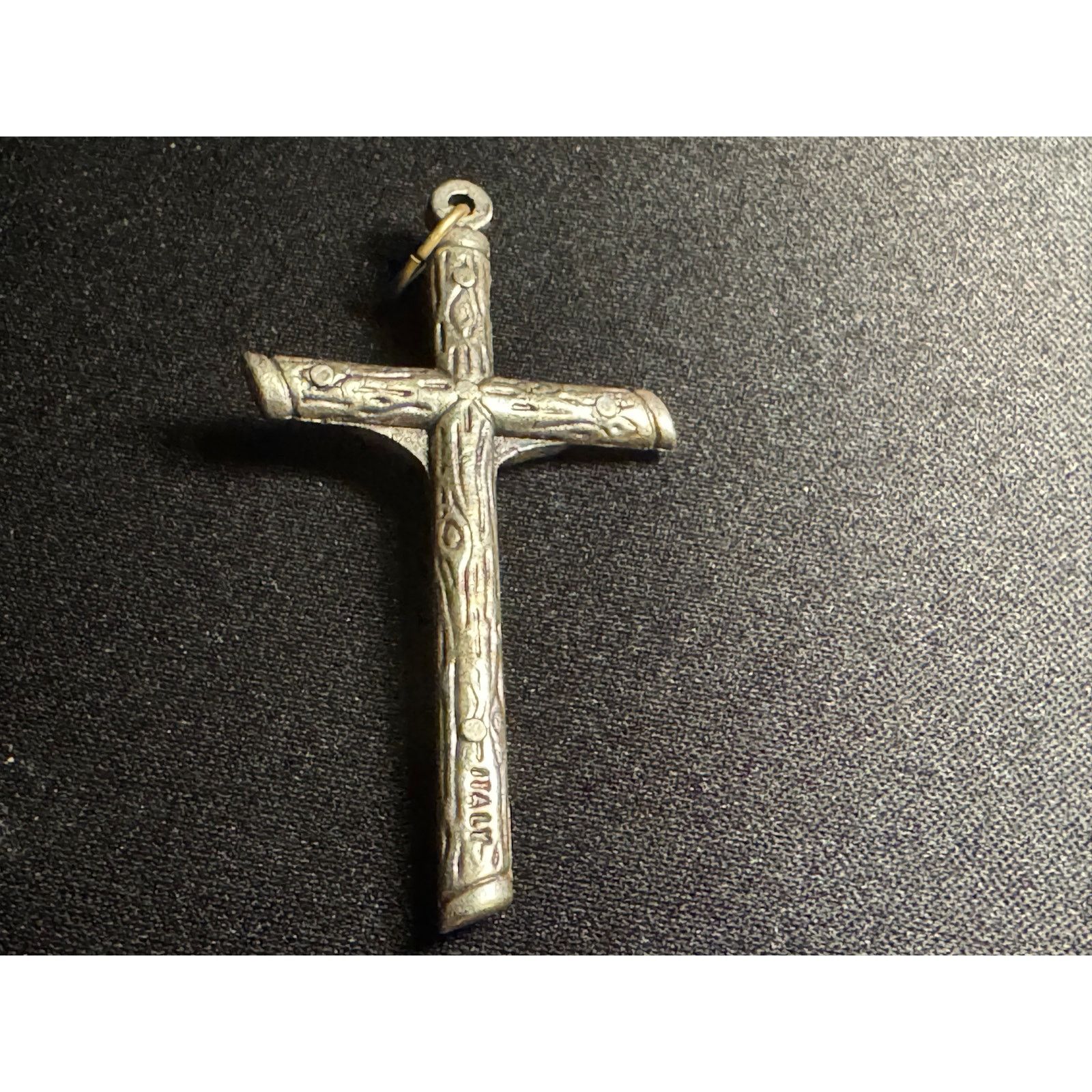 Other Vintage Silver Tone Crucifix INRI Pendant Size ONE SIZE - 6 Thumbnail