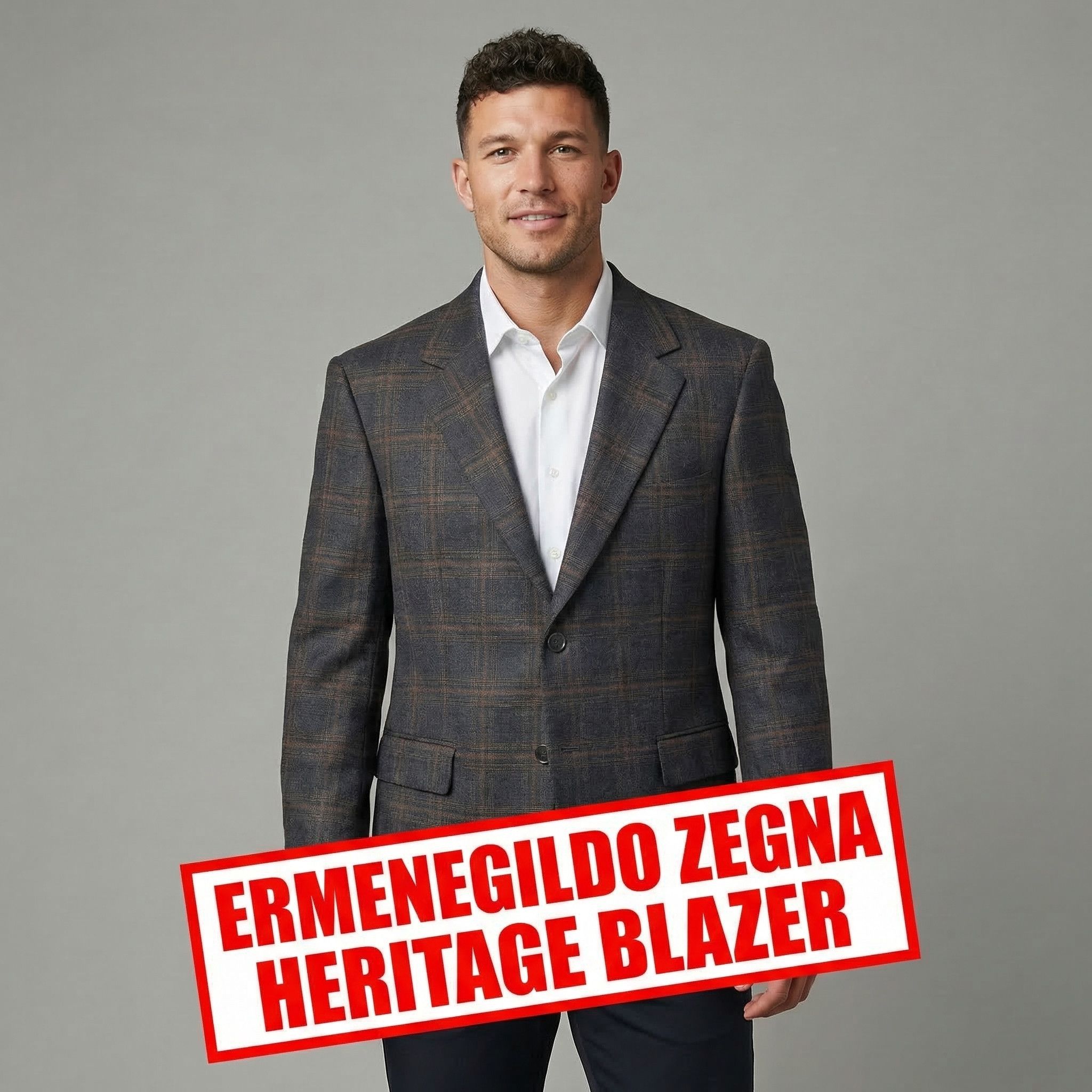 Ermenegildo Zegna Ermenegildo Zegna Heritage - Tatari Design Men's Blazer Size 44R - 1 Thumbnail