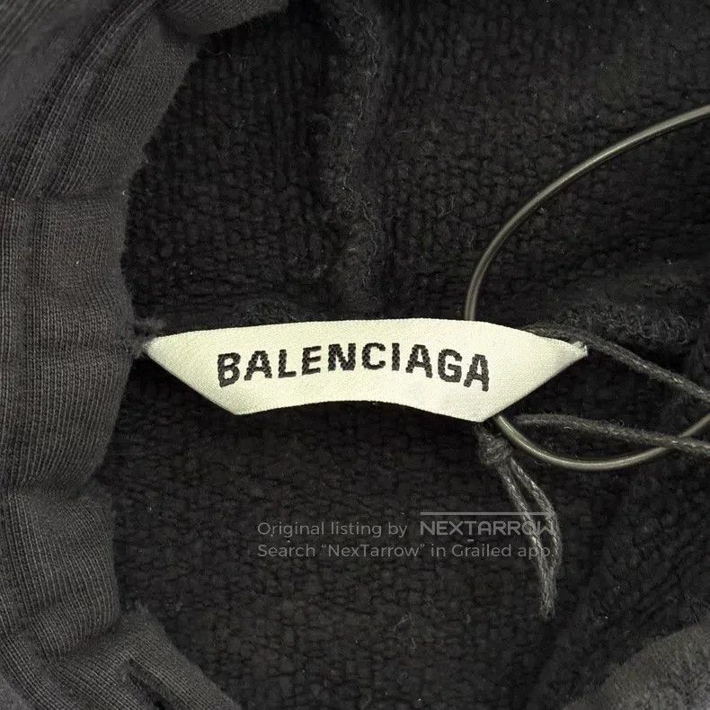 Balenciaga Balenciaga Classic Church Print Hooded Sweatshirt Size US S / EU 44-46 / 1 - 6 Thumbnail
