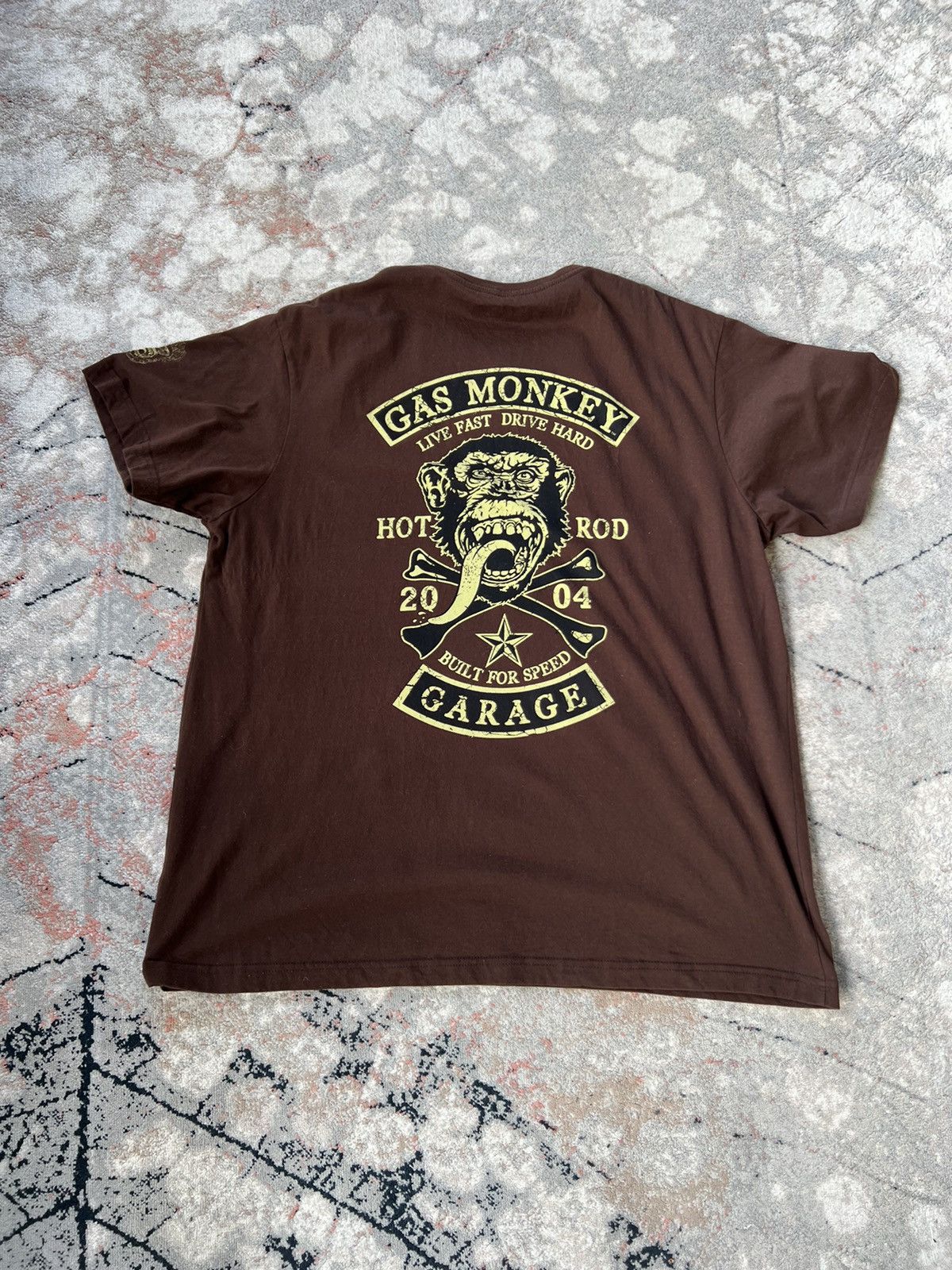 Japanese Brand Gas Monkey Garage Tee Size US XXL / EU 58 / 5 - 1 Thumbnail