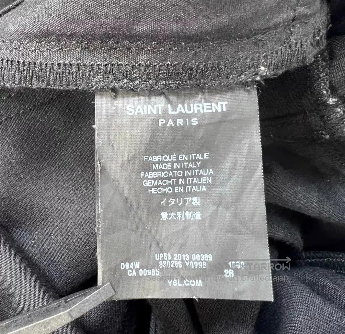 Saint Laurent Paris Saint Laurent Double Zipper Jeans. Size US 28 / EU 44 - 5 Thumbnail
