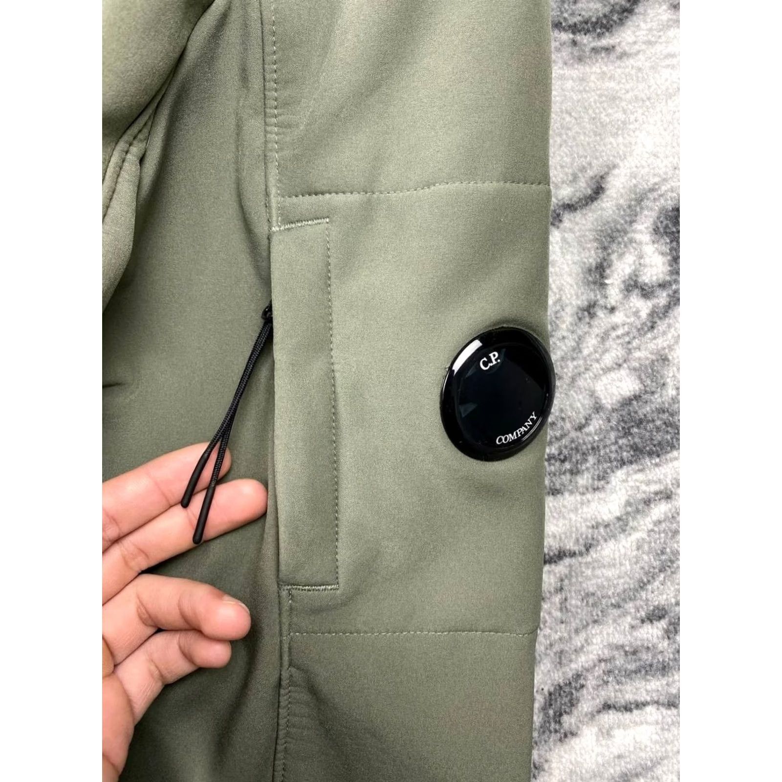 Vintage CP Company Jacket Men Size 52 Olive Green Fleece Lined Nylon Shell Logo Puffer Winter Size US L / EU 52-54 / 3 - 4 Thumbnail