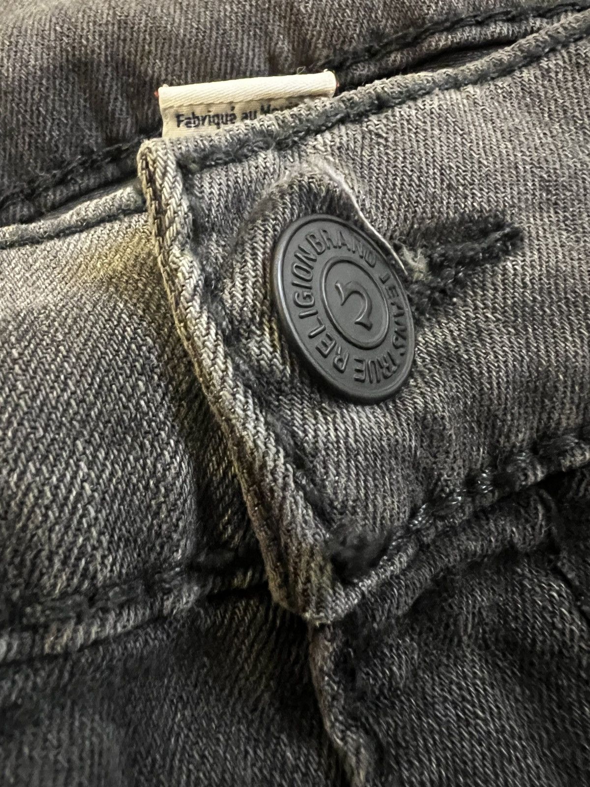 True Religion × Vintage True Religion Camo Horseshoe Biker Jeans Size US 40 / EU 56 - 11 Thumbnail