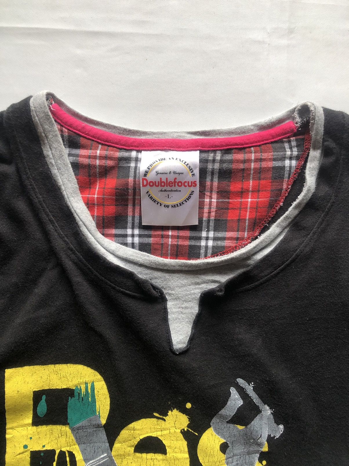 Hysteric Glamour japanese DoubleFocus Poem Double Layer Rock Pun LGB Style Size US L / EU 52-54 / 3 - 4 Thumbnail