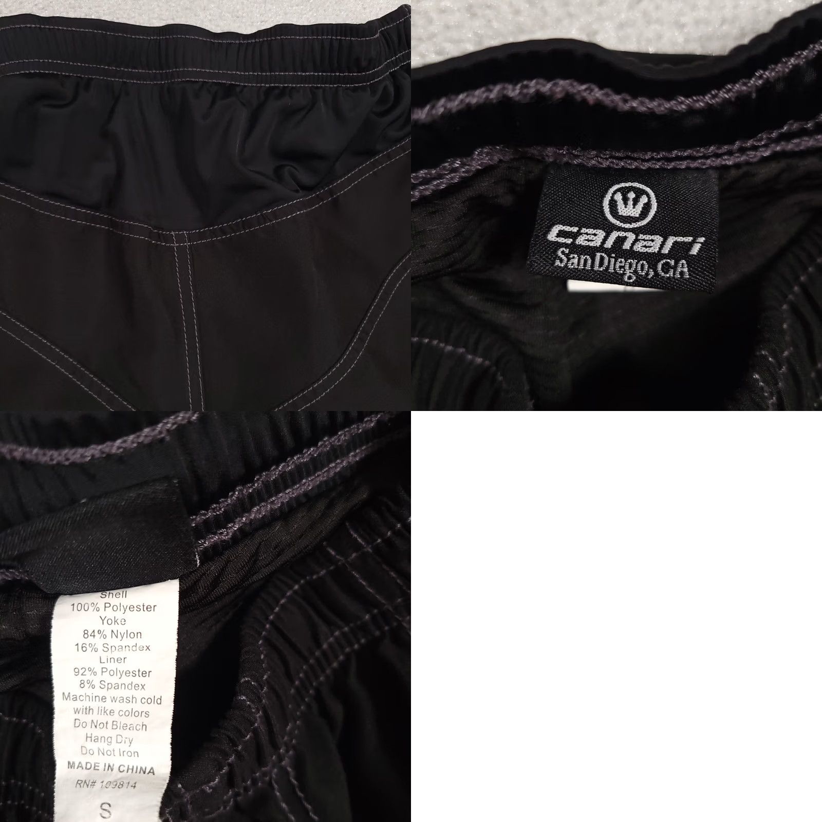 Vintage Canari Gel Padded Mountain Biking Shorts Black Lined Cycling Mens Size Small Size US 29 - 10 Thumbnail