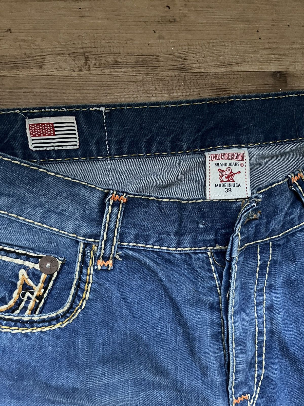 True Religion True Religion Ricky Super QT Jeans – Vintage Size US 36 / EU 52 - 6 Thumbnail