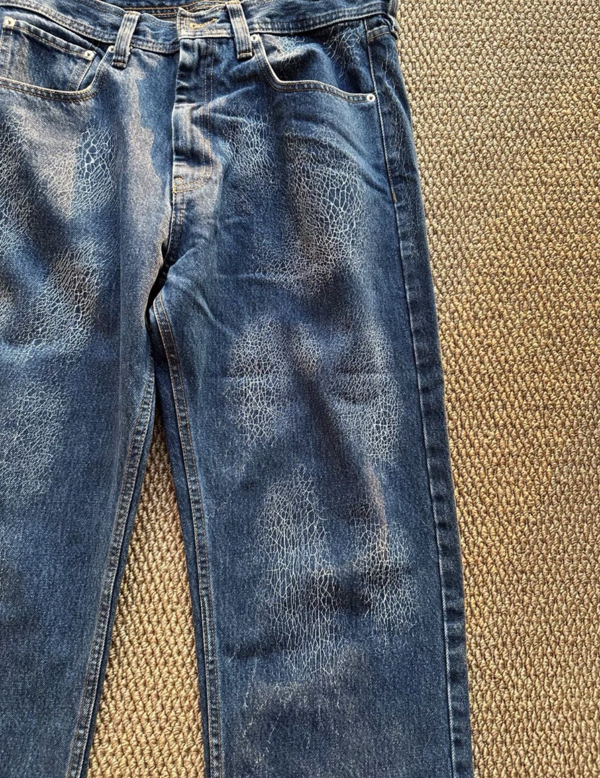 Namacheko Namacheko Cracked Denim Jeans K23 Size US 34 / EU 50 - 3 Thumbnail