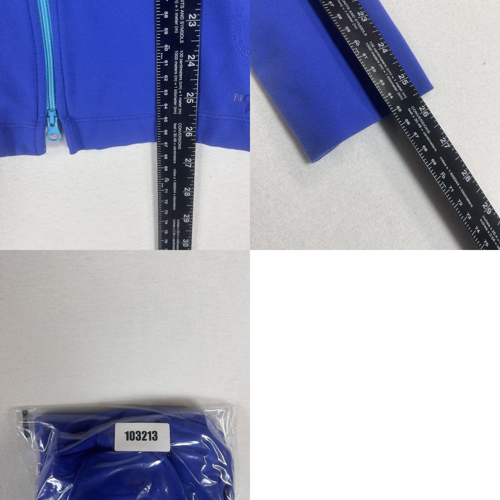 The North Face VINTAGE The North Face Vapor Wick Running Jacket Womens Small Full Zip Up Blue Stretch Size S / US 4 / IT 40 - 9 Thumbnail